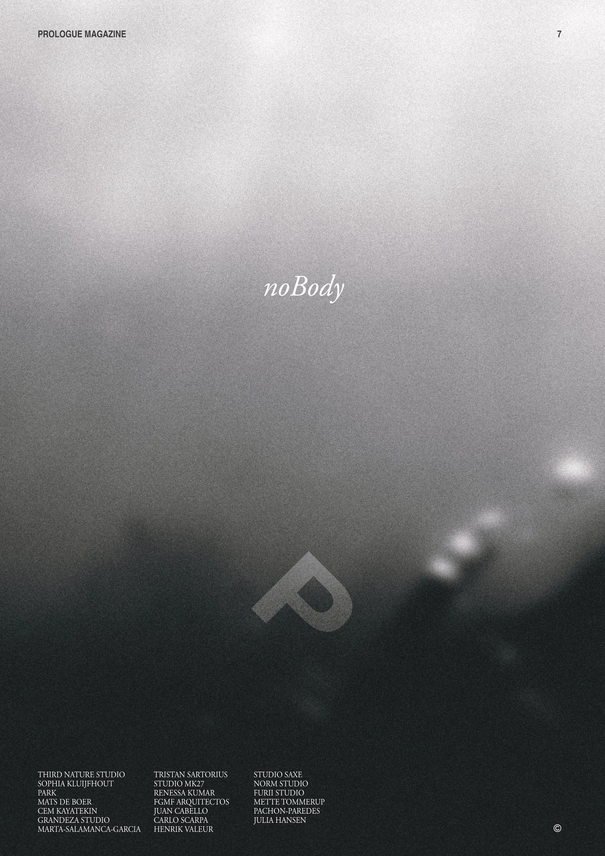 ISSUE 07 – NOBODY