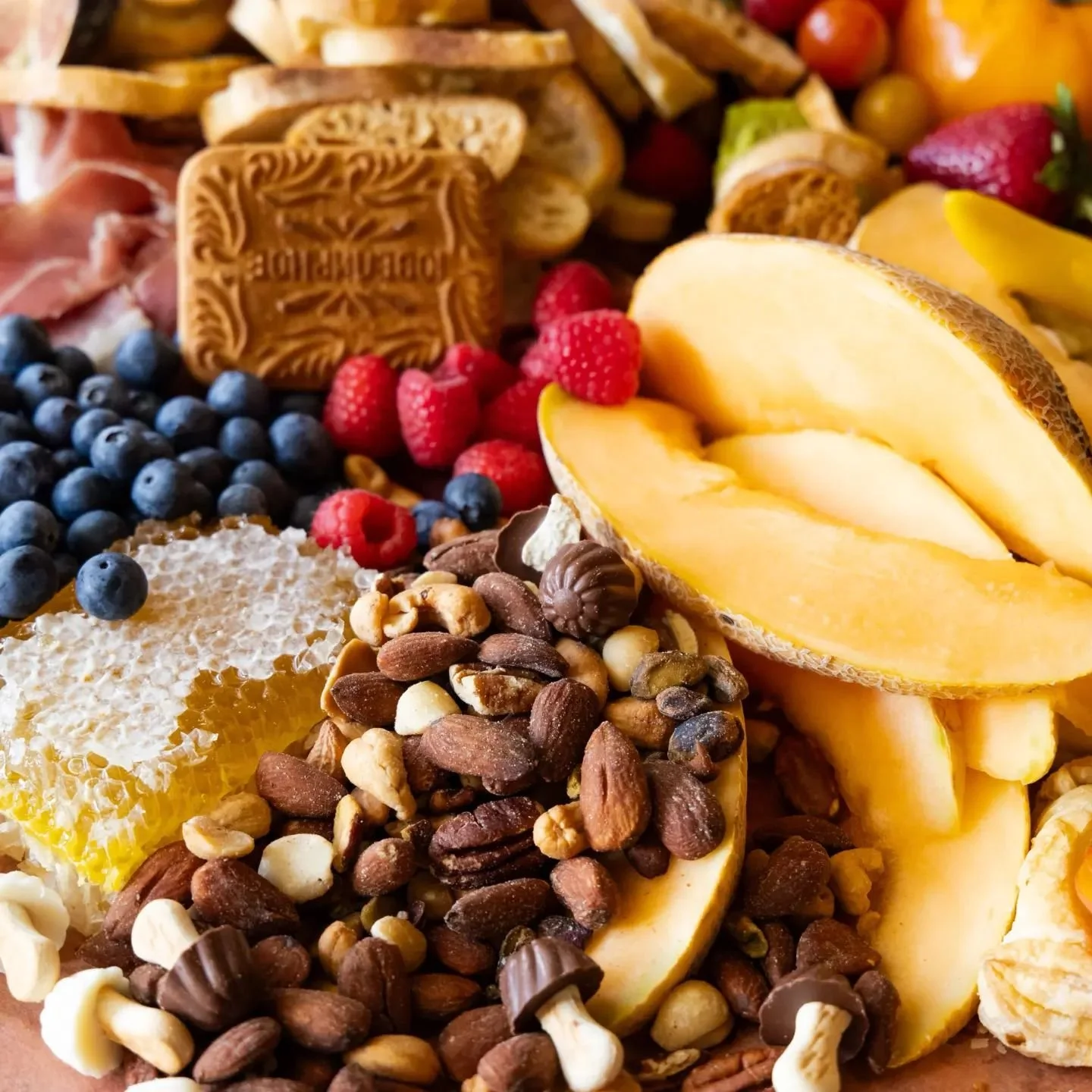 Another delicious grazing table by our in-house catering team. #charcuterie #catering #drooling #indyevents #eventvenue #indianapolis #broadripple
