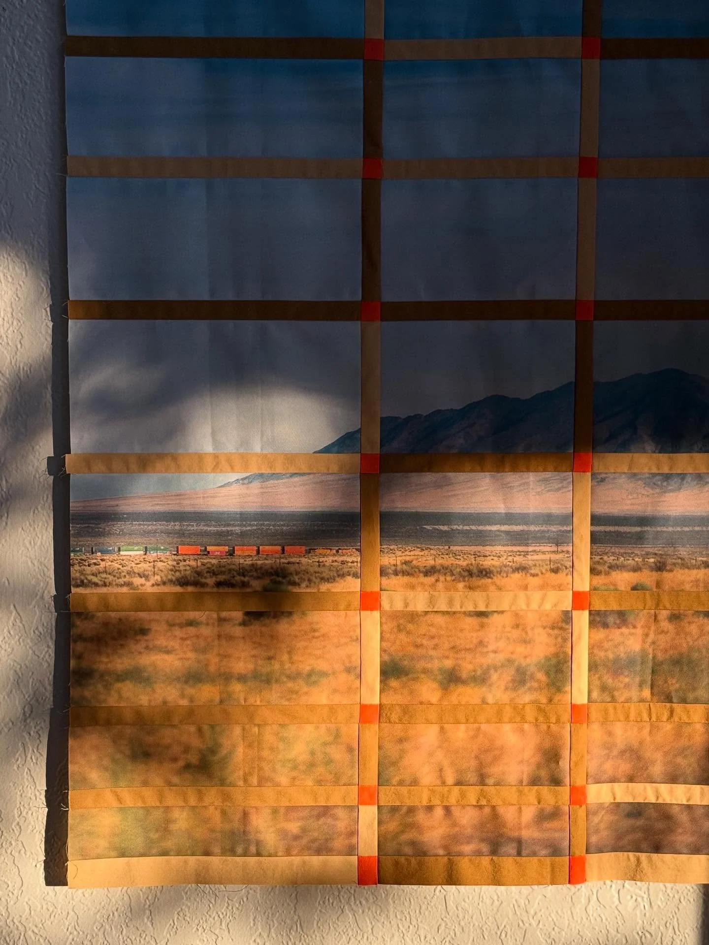 #WIP from a photo I made @morgan_f_weber pull over for in Nevada and the light this morning was hitting just right ✨

Our road trip from Oregon to Texas this summer supplied me with lots of photos of some of my favorite landscapes, soon to be cut and