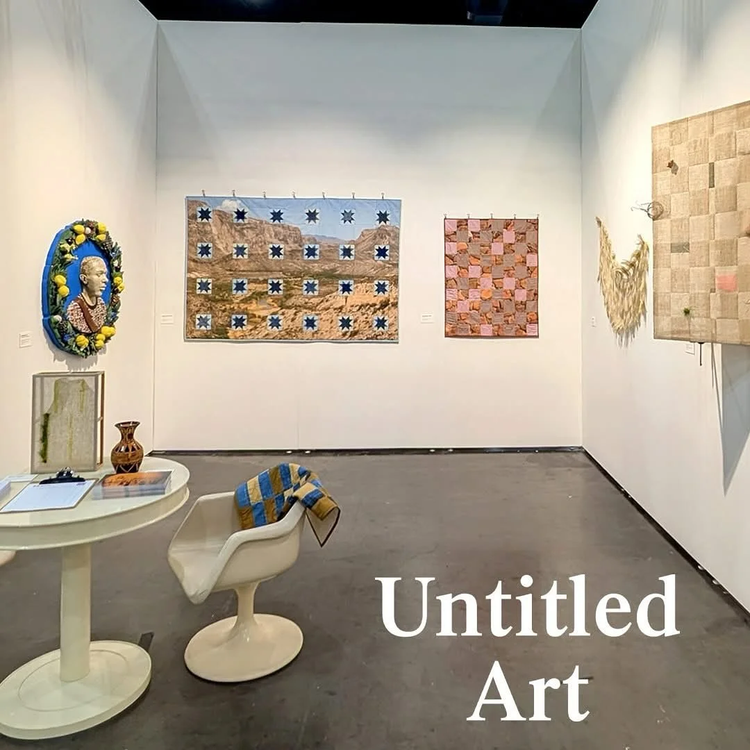 Is this real life?! I&rsquo;m in Leakey this weekend so you should go to @untitledartfairs for me to prove that this is actually happening. 🙏 thank you, @sarahdarro and @crafthouston for including me in your booth (P6!). These pieces are the beginni
