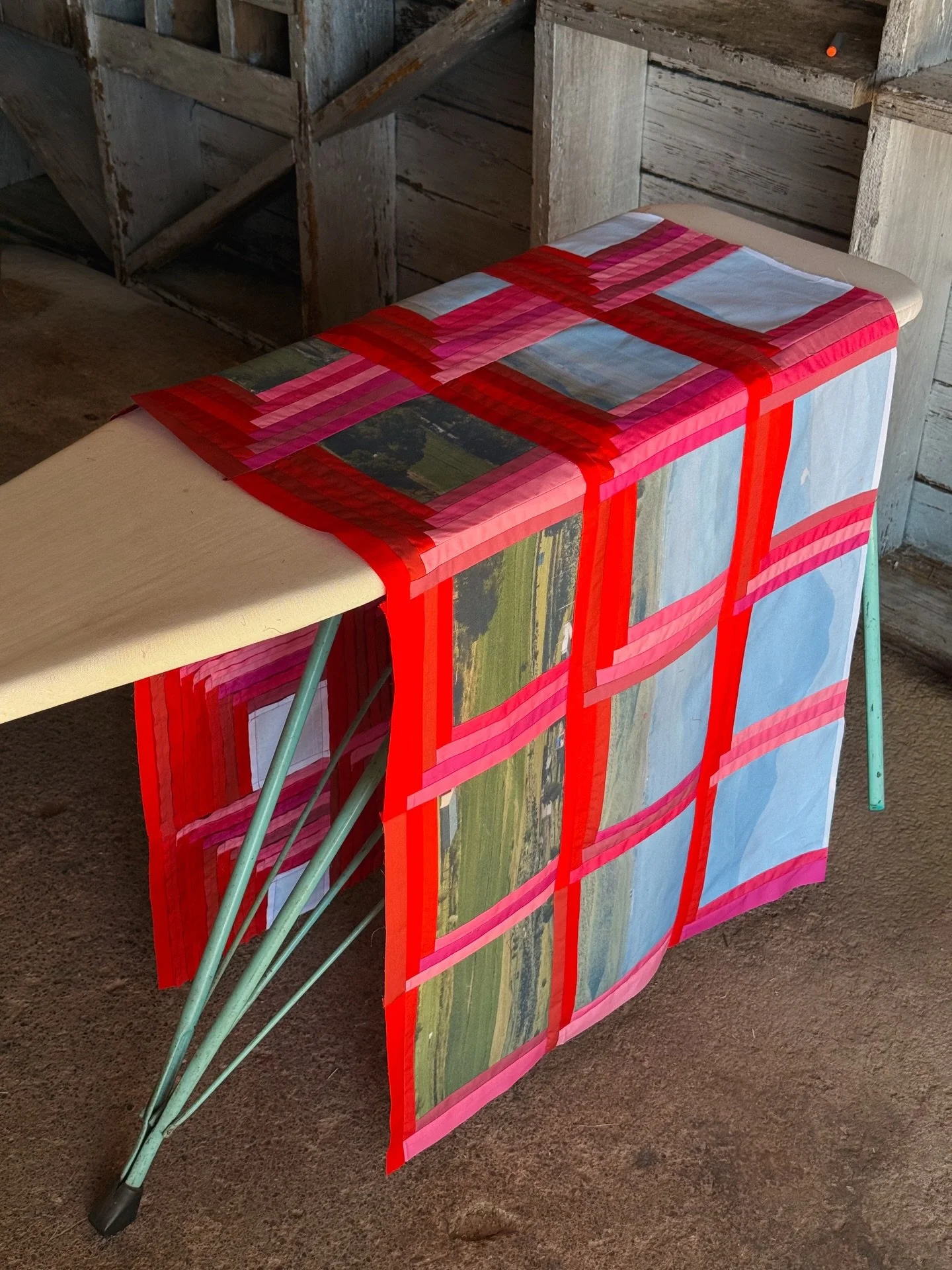 3 out of 5 rows completed and the image is starting to reveal itself 🤗