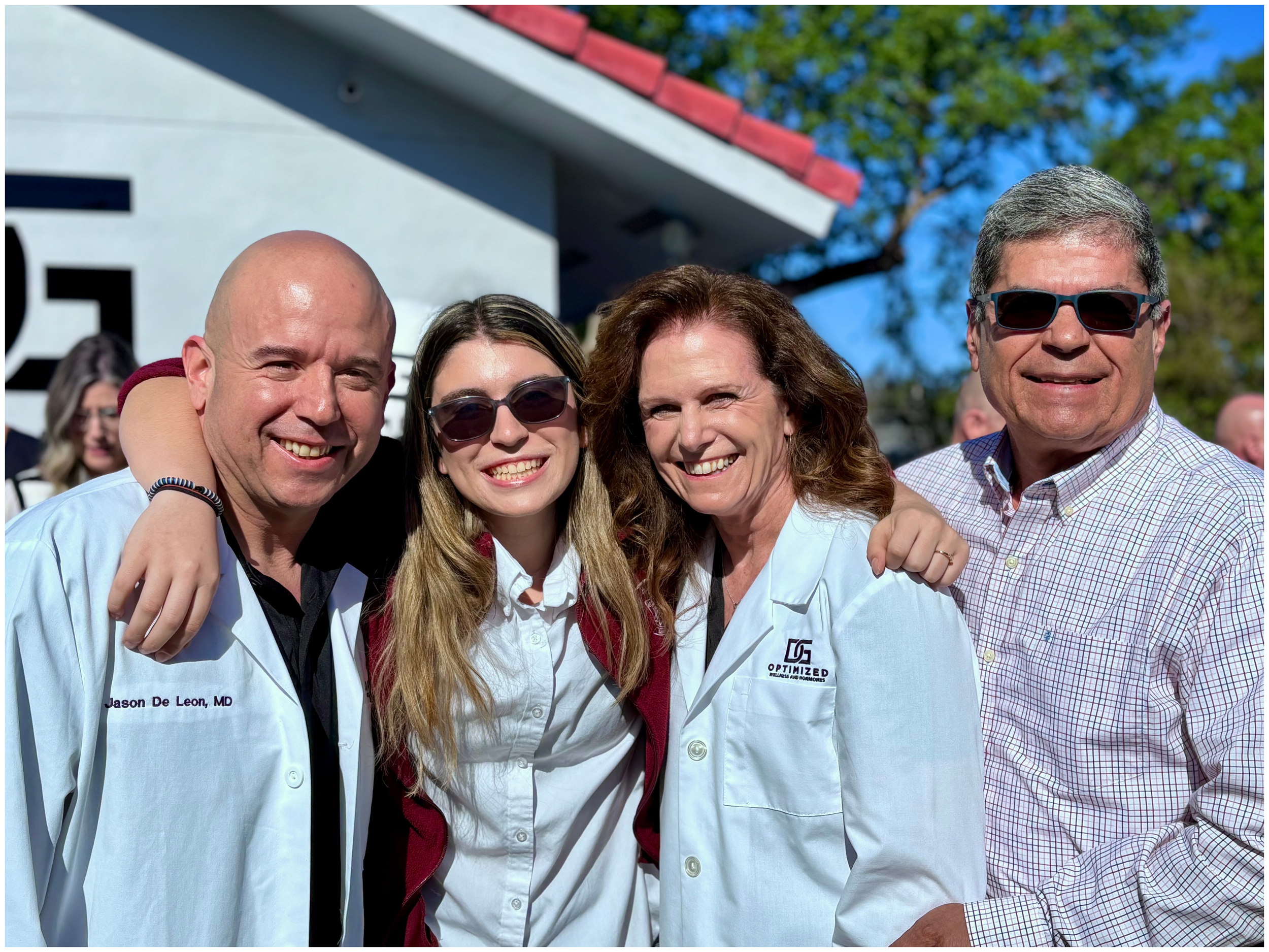 Dr. De Leon and Dr. Gillespie and Guests.
