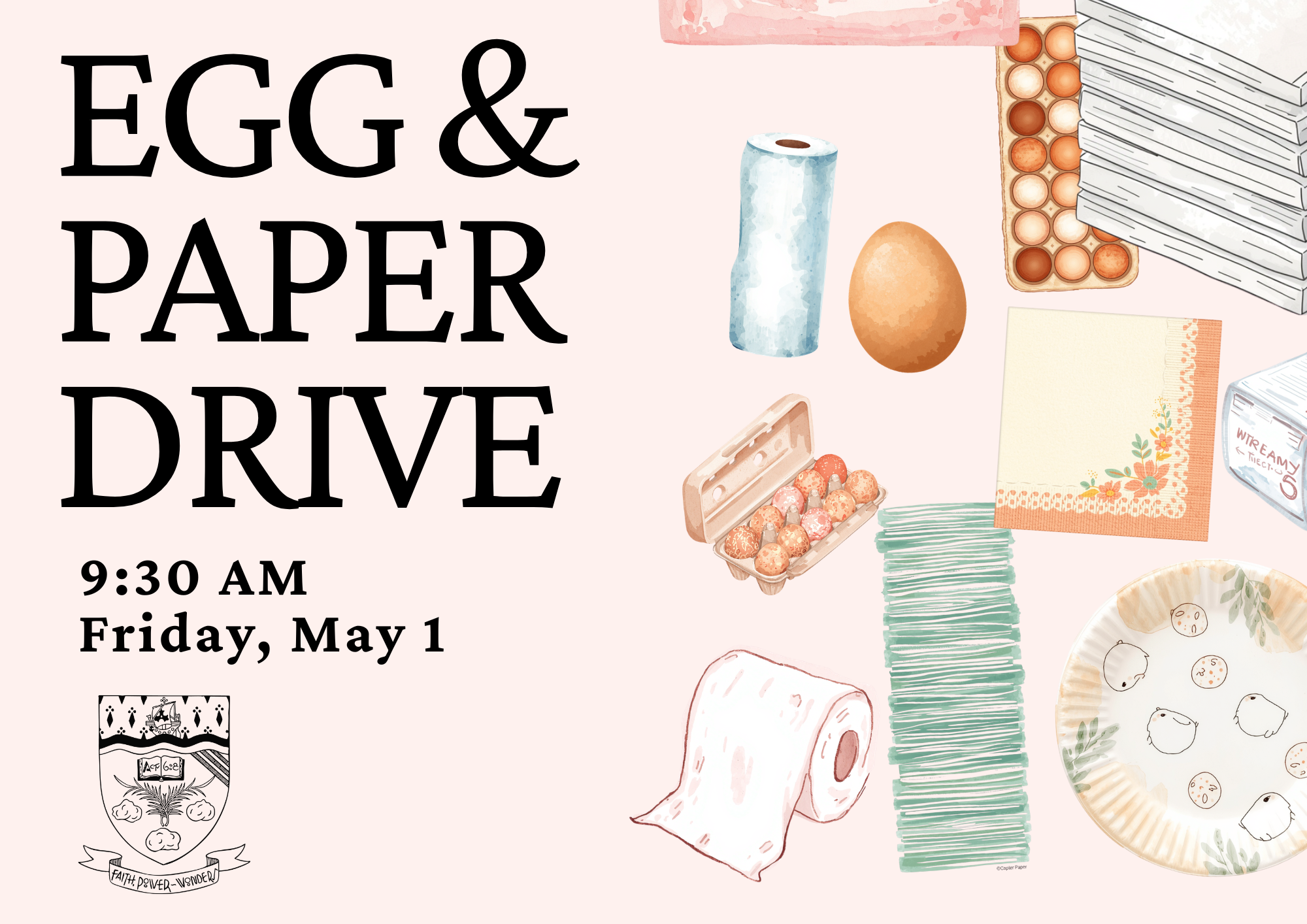 Egg & Paper Donations