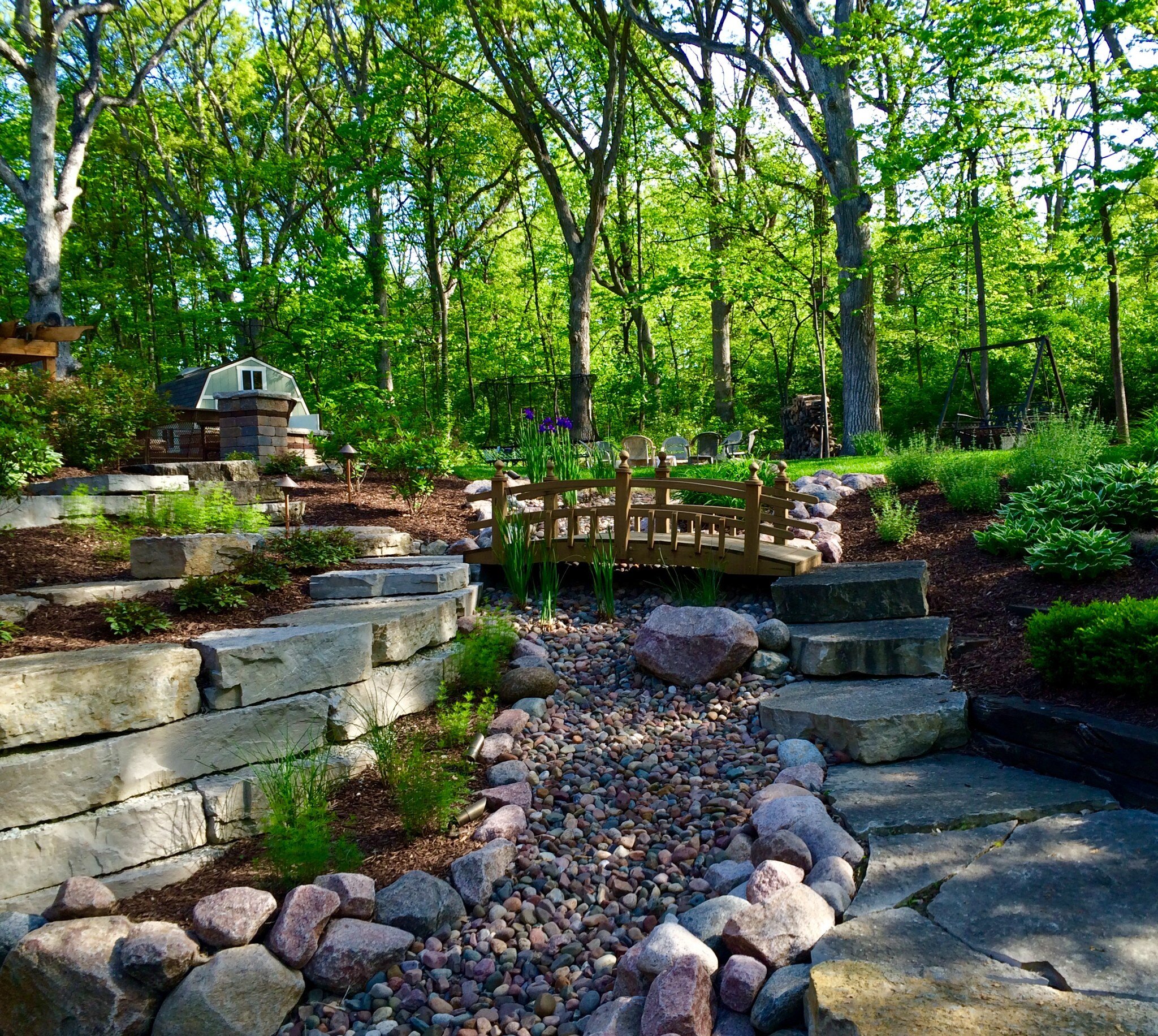 Is water management at the top of your mind with all the recent rain? Signature Landscape Corp can not only solve your water problems, but beautify them in the process.