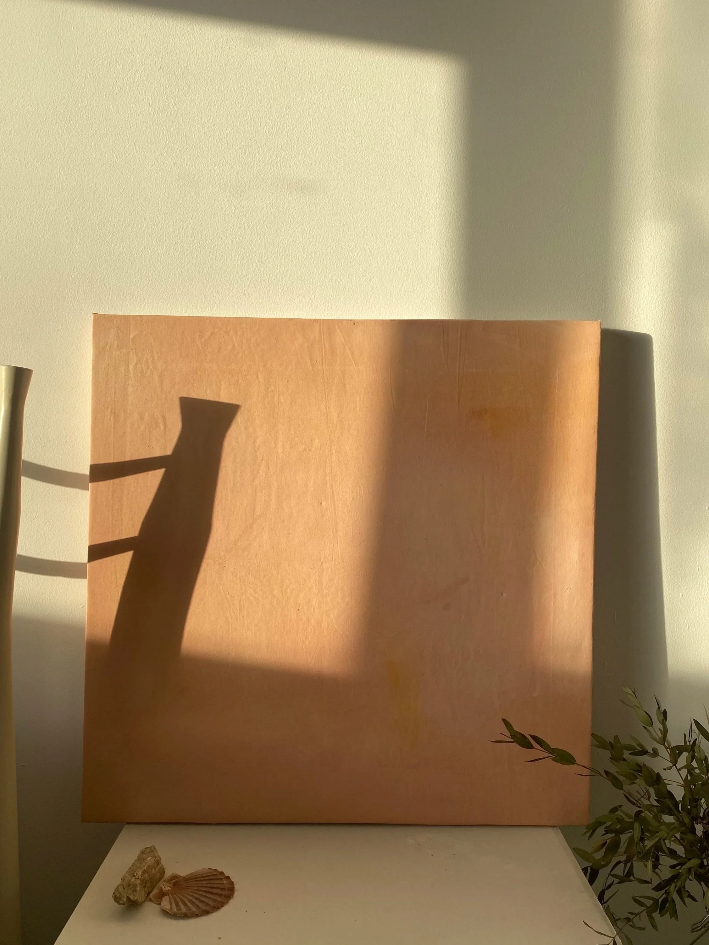 'Peach' Acrylic on canvas, 2026. £160.00