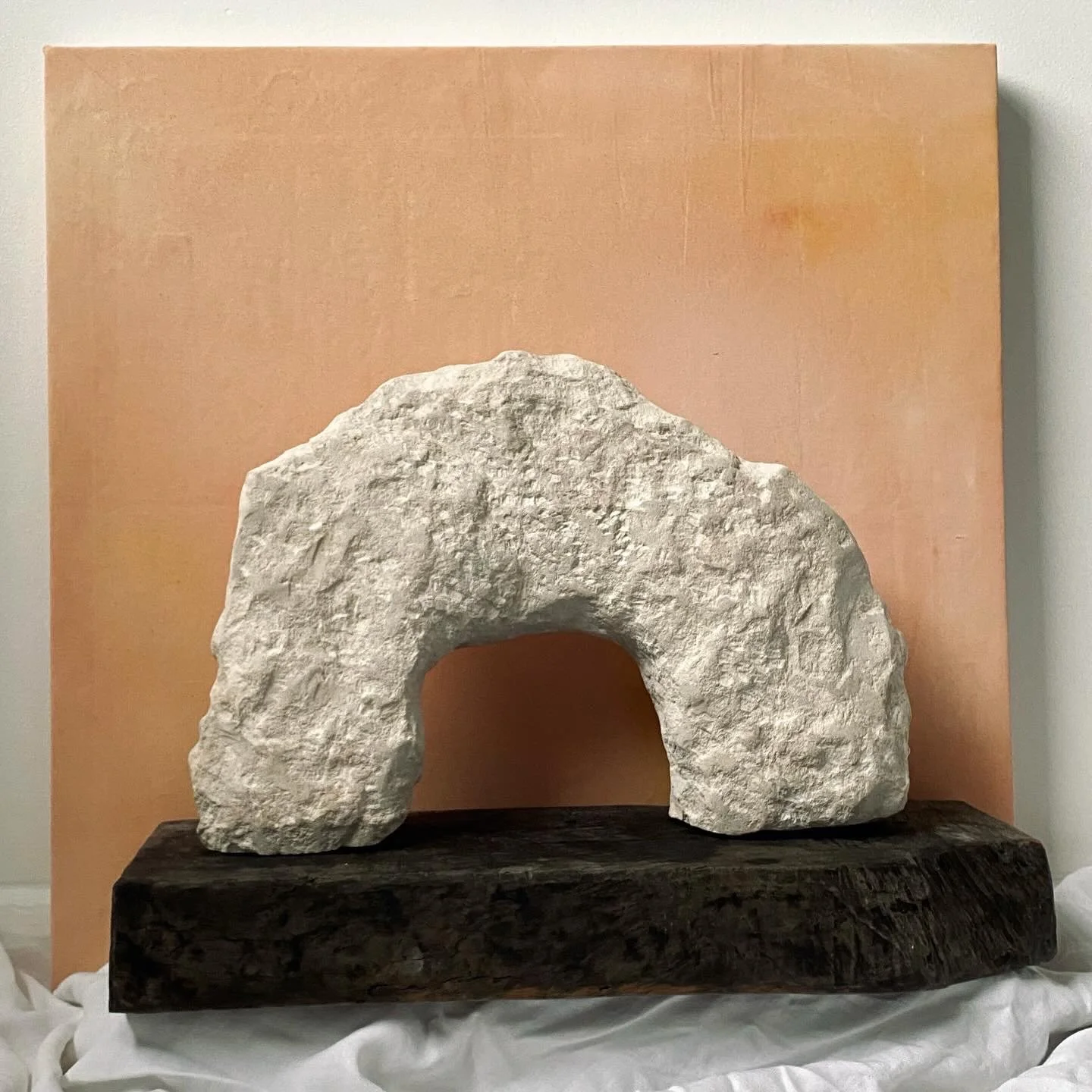 'Durdle Door' Portland Limestone & Wood, 2026. Please seek A New Tribe's website for more details.