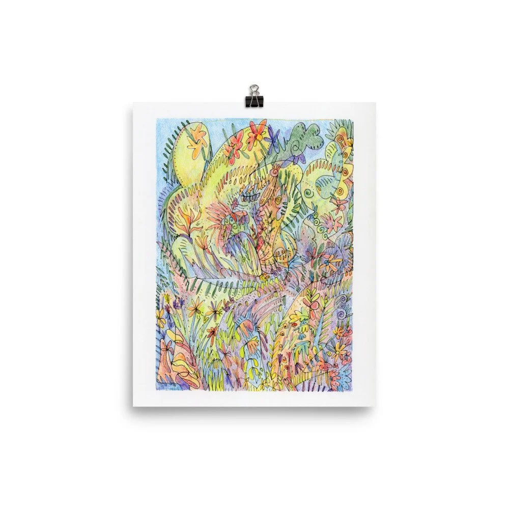 rainbow landscape 2 - print