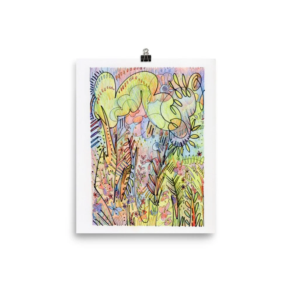 rainbow landscape 3 - print