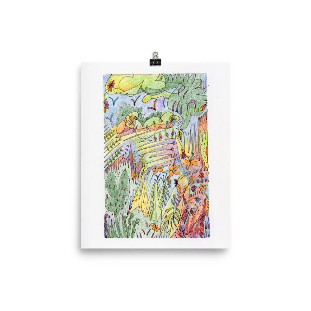 rainbow landscape 4 - print