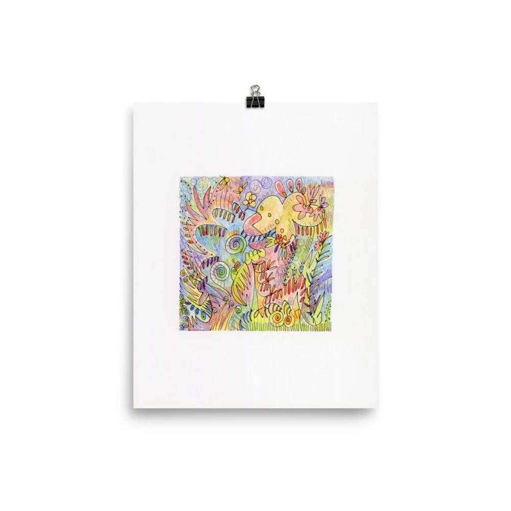 rainbow landscape 5 - print