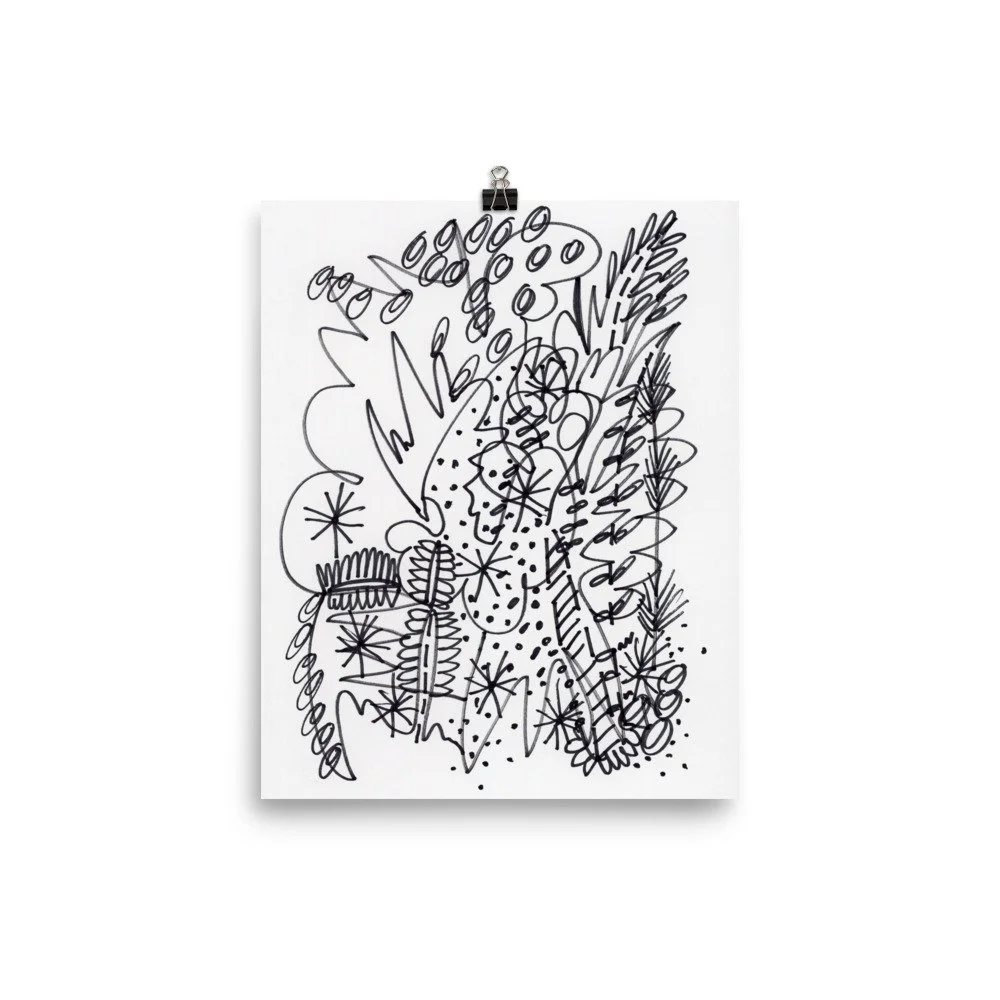 line landscape - print