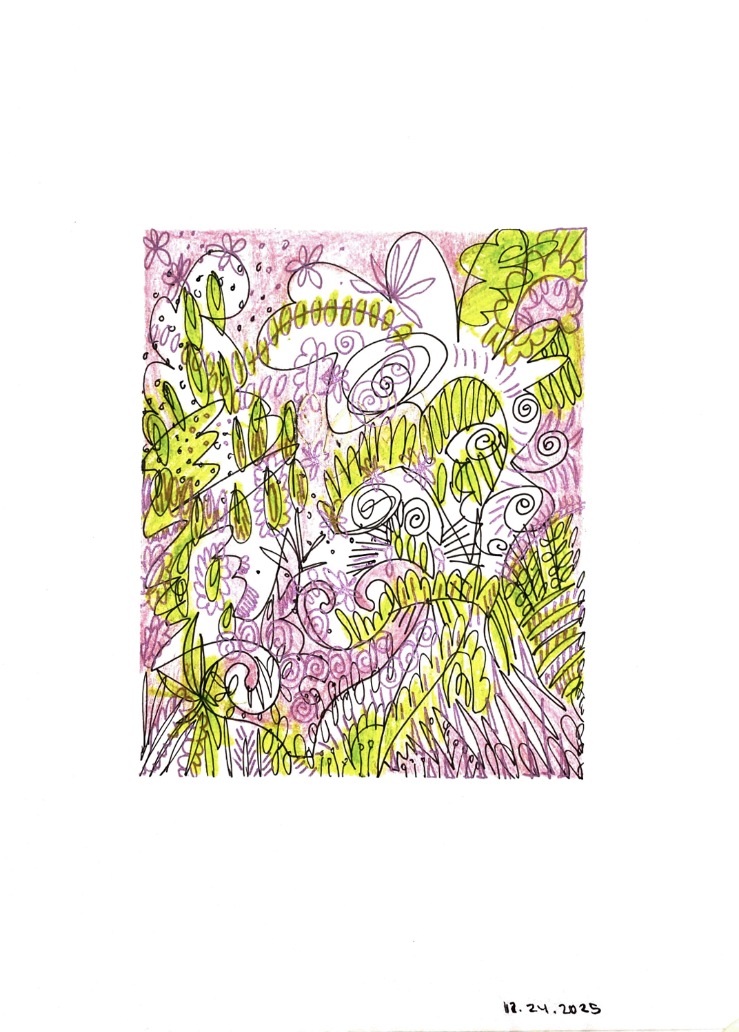 automatic drawing - fairyland