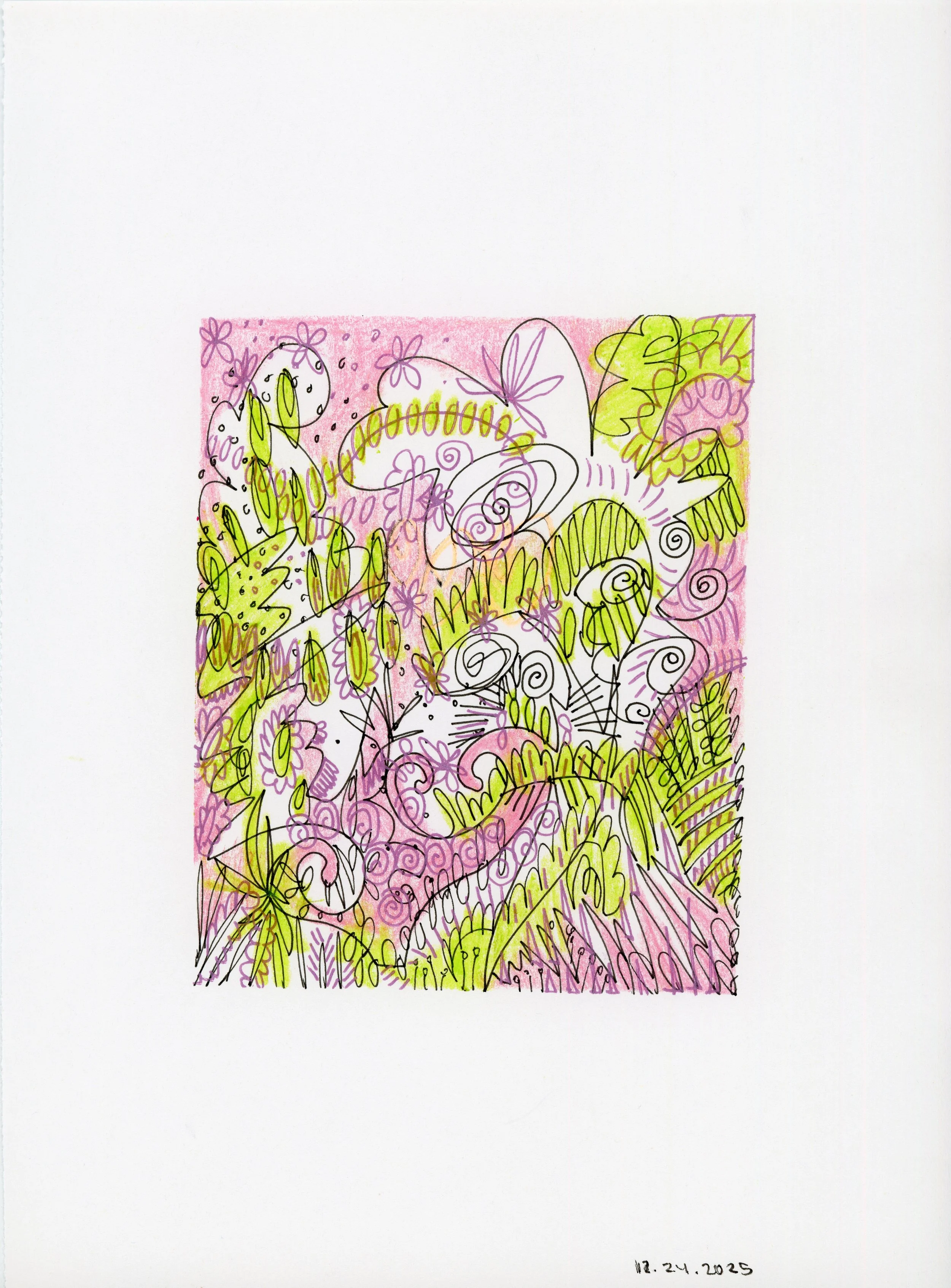 automatic drawing - fairyland