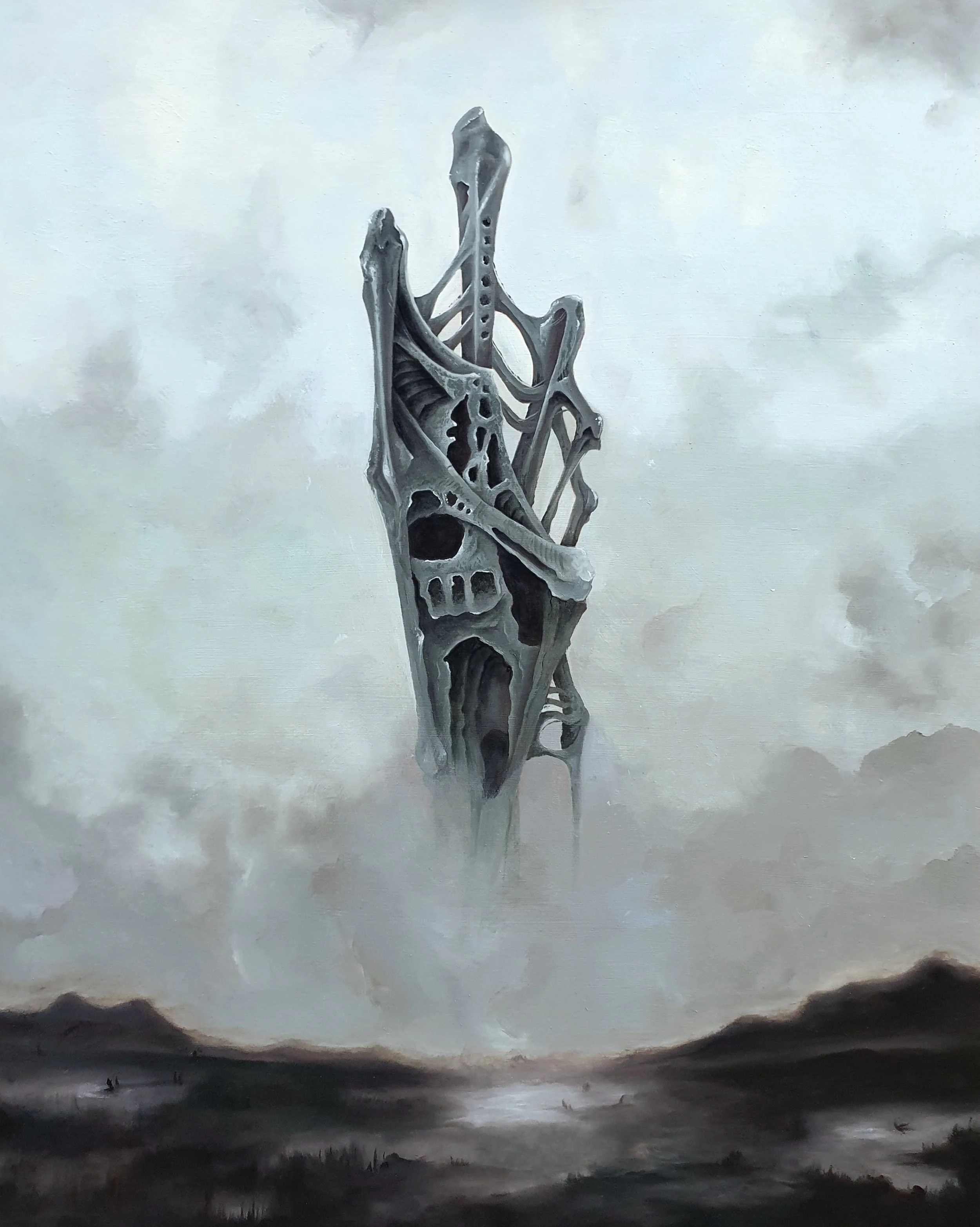 Op. 5 No. 35. 2026. Oil on MDF panel. 50 x 40 cm.