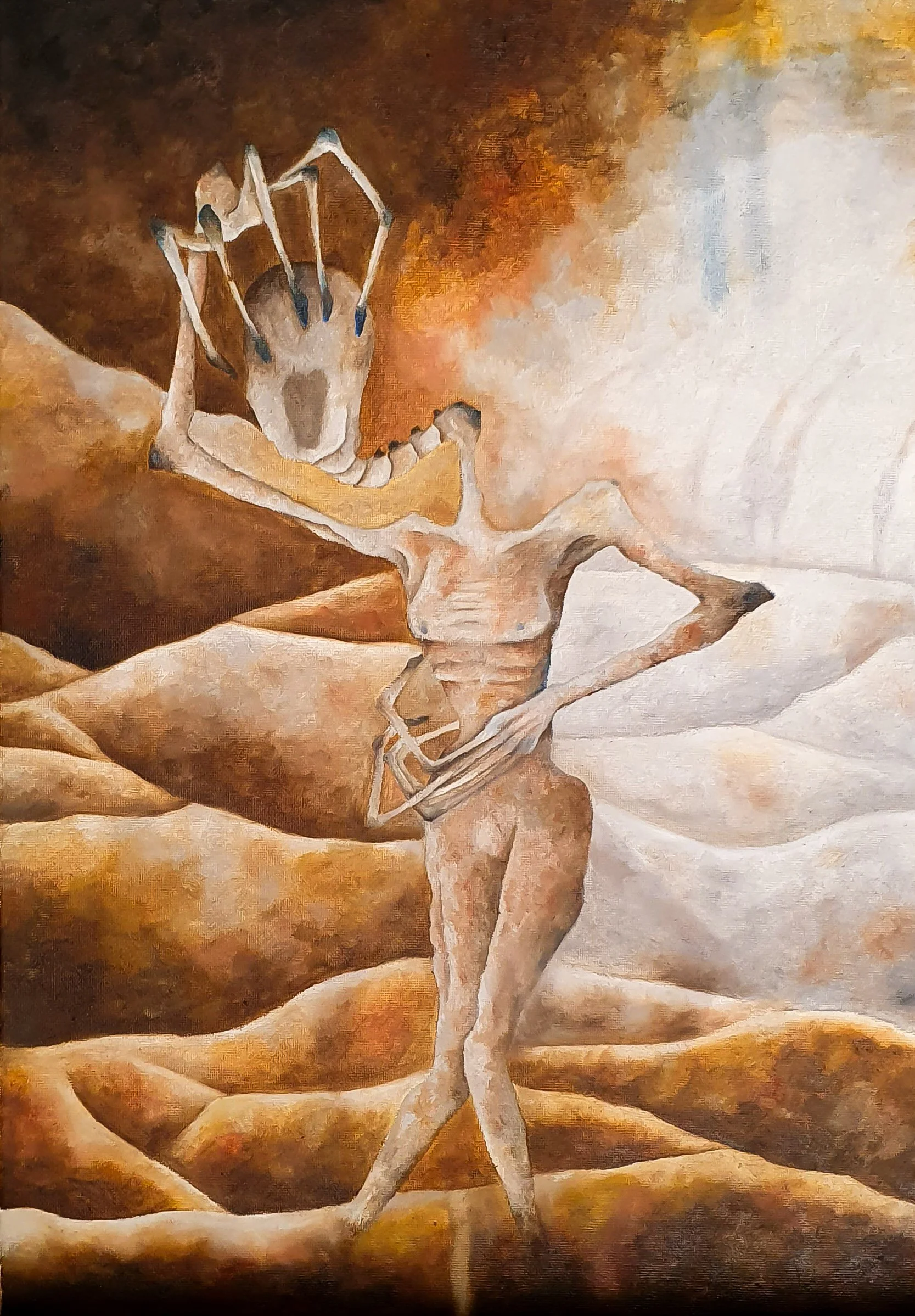Op. 7 n. 26, 2024.
Oil on canvas, 50 x 30 cm.