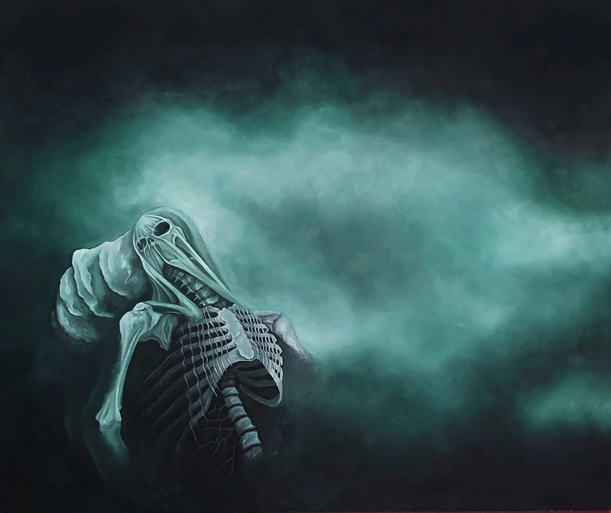 Op. 7 No. 34, 2026. Oil on MDF wooden panel, audio (2’30”), 50 × 60 cm.

The work includes an audio component, available at the following link: https://youtu.be/asP85wNlUaE
