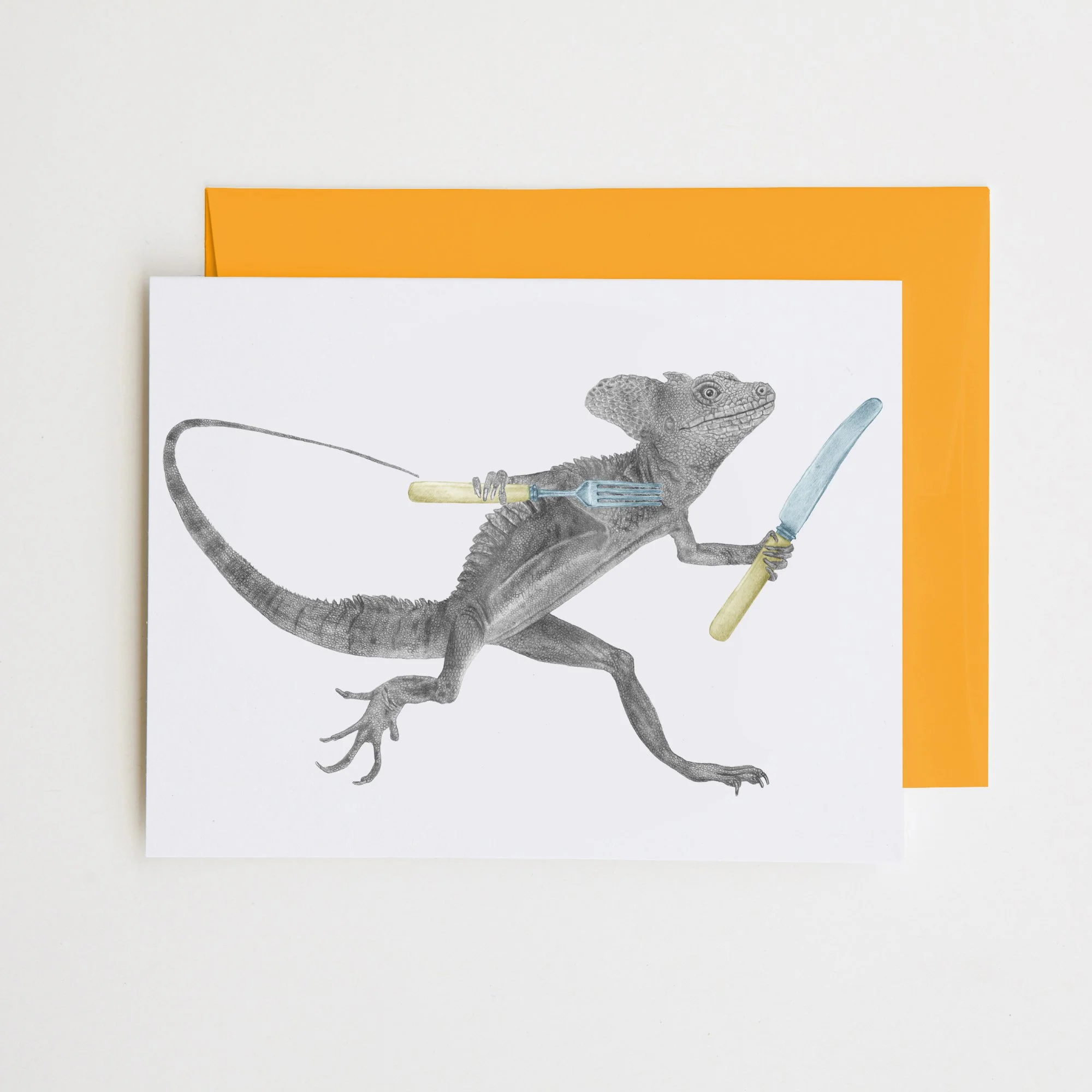 Campbell Croft Basilisk Lizard Note Card.jpg