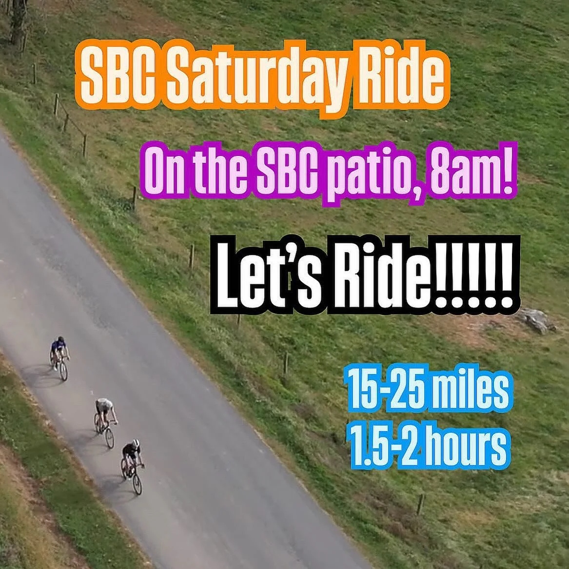 Let the good times ROLL!!! Let&rsquo;s get out there and ride in this beautiful fall weather!! We&rsquo;re looking forward to seeing you on the patio. 8am&hellip; you know you wanna!!! Come on! Have some fun. Ride bikes!!!