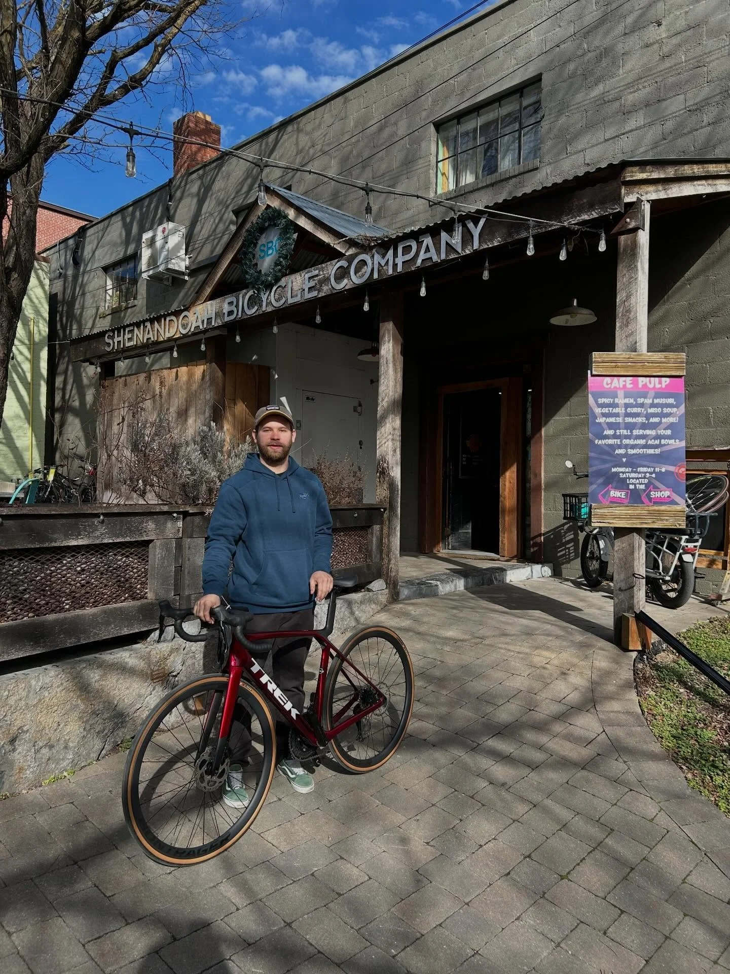 Help us congratulate Alec on his Happy New Bike Weekend!!! We think he&rsquo;s going to love his sweet new @trekbikes Madone SL 6&hellip; it&rsquo;s a rocket ship! 🚀