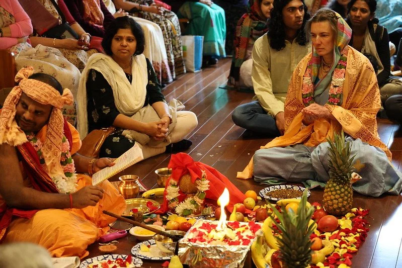 2024 Dec Initiation with HH Romapada Swami Maharaj