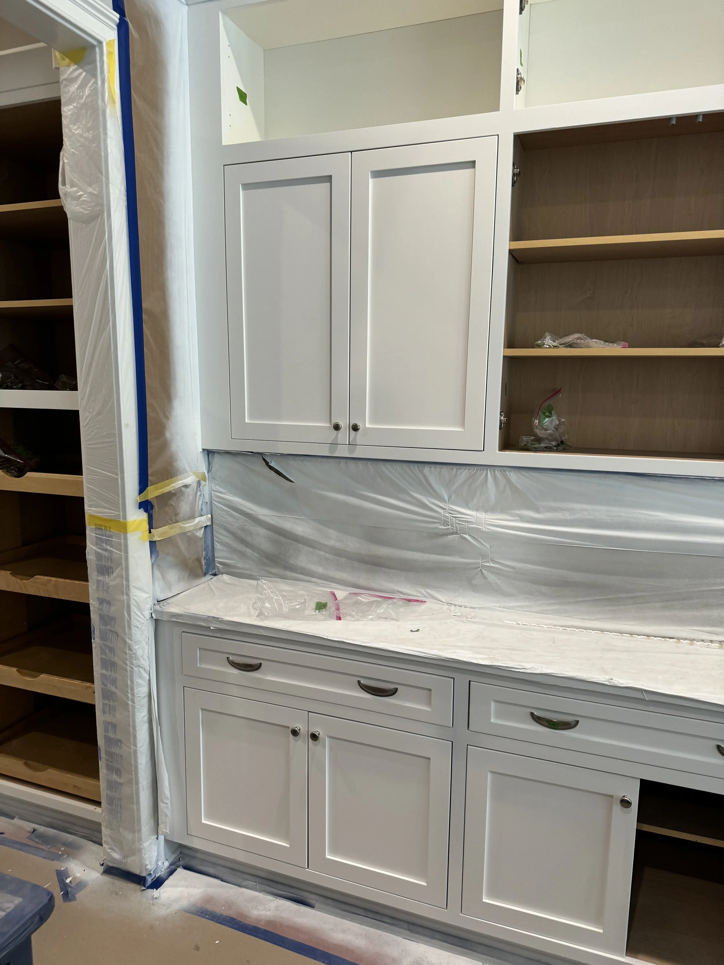 Priming for Cabinet Painting
