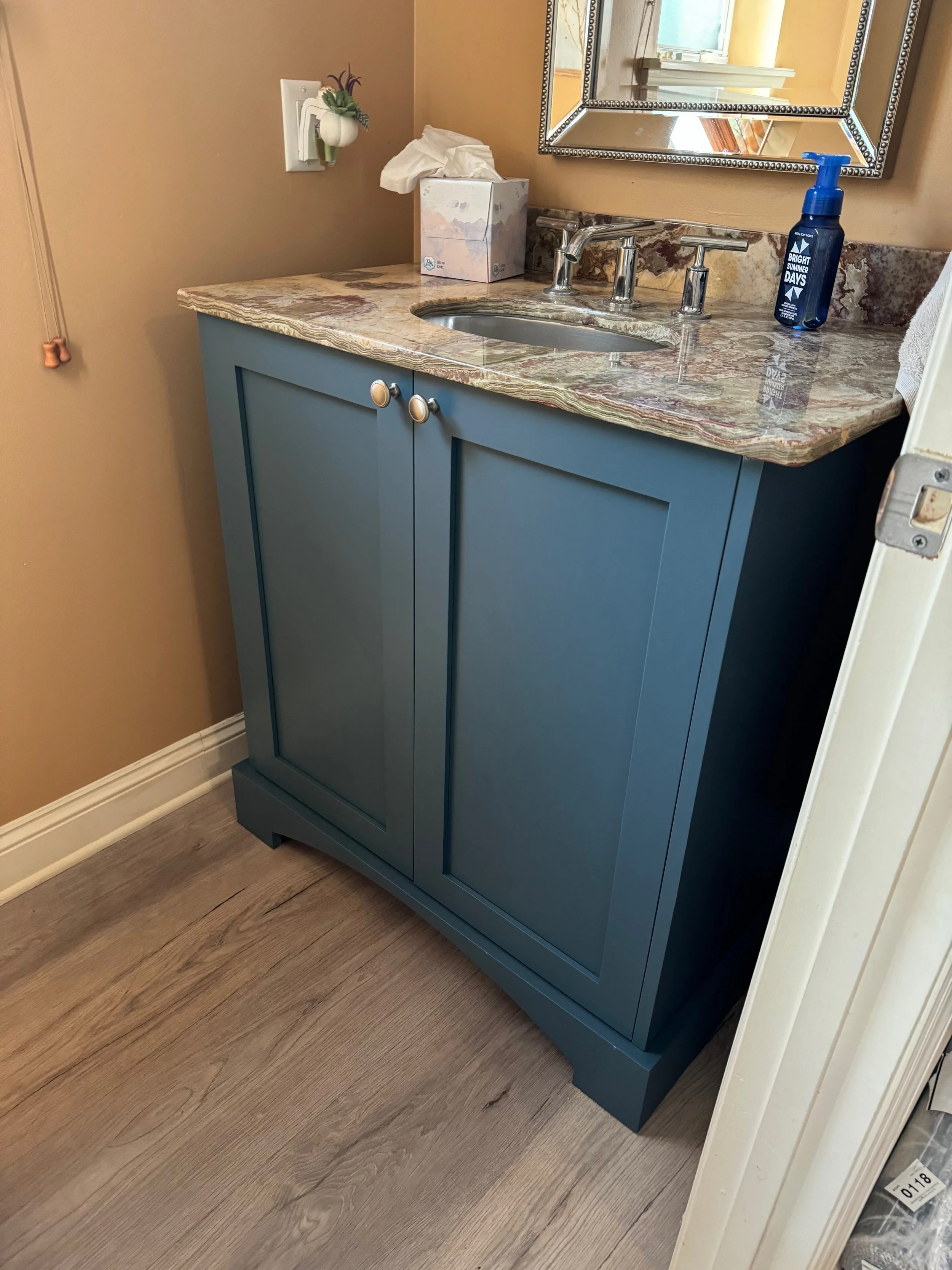 Cabinet Painting After