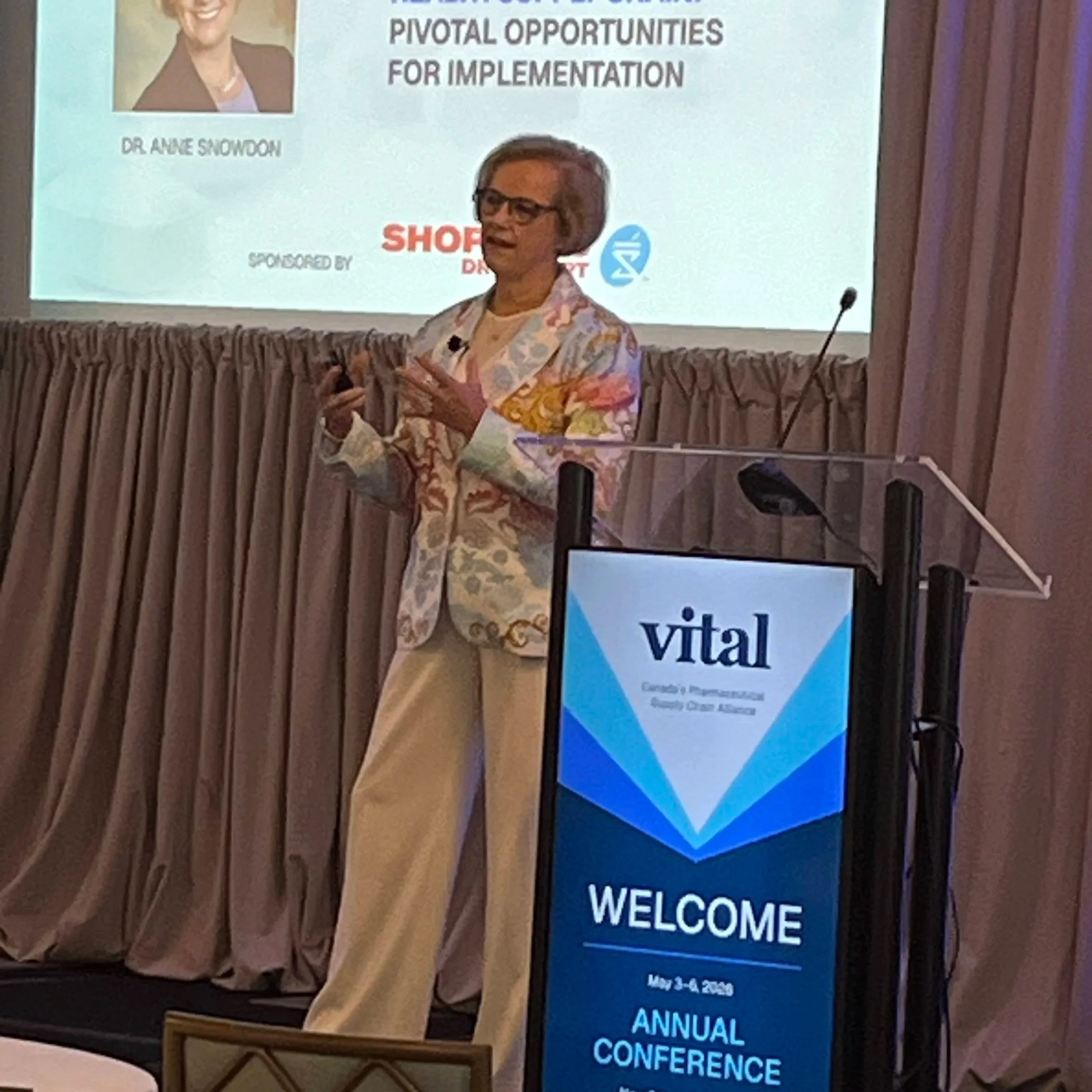 Dr. Anne Snowdon Presents Recovery, Readiness, Resilience: Pivotal Opportunity to Advance Supply Chain Resilience in Canada at Vital Annual Conference 2026