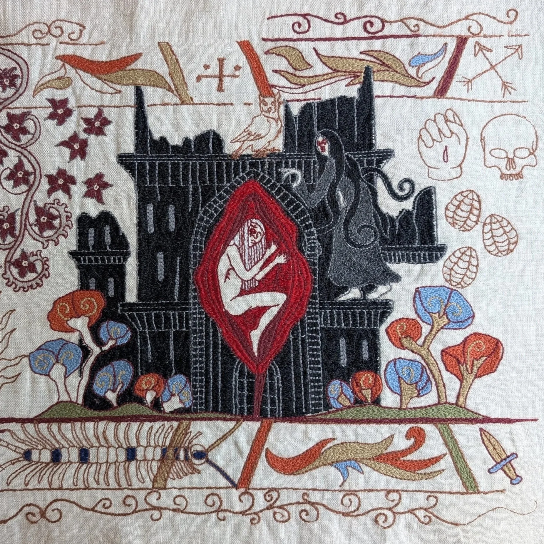Embroidery for 'House Of The Dragon', Alan Brooker Drapes