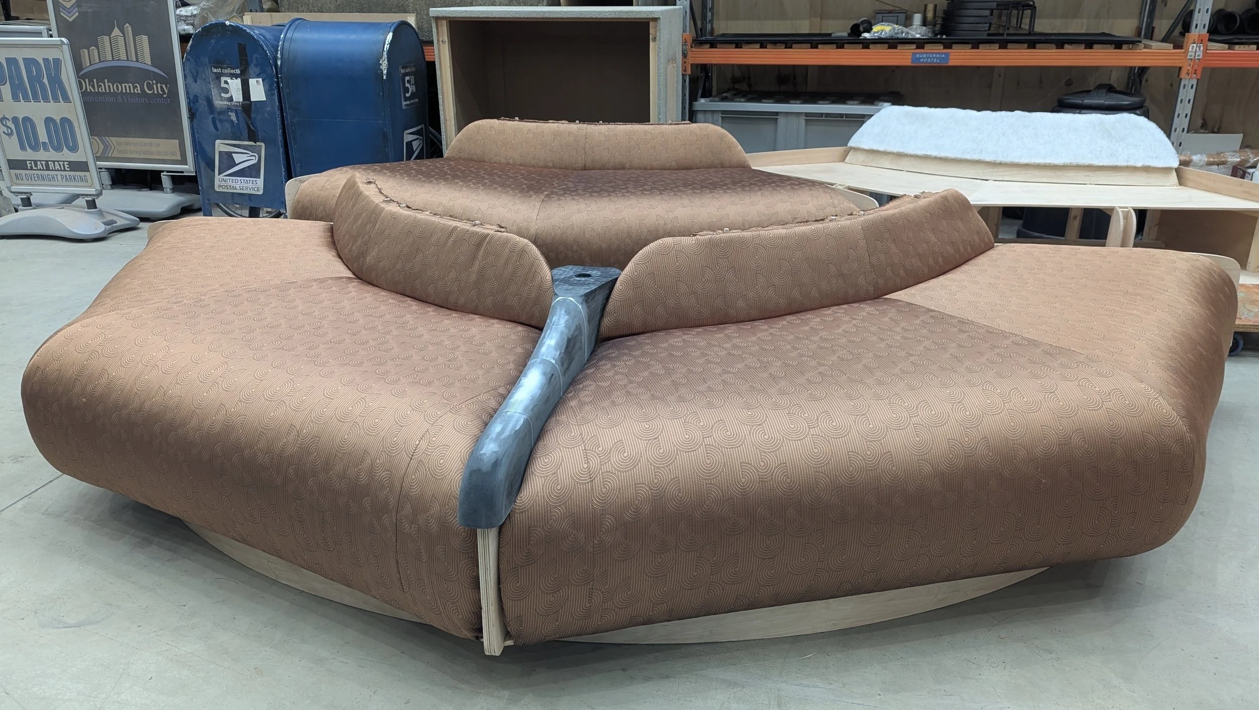 Alan Brooker Drapes, upholstered section, queens quarters set. 'Masters of the Universe'