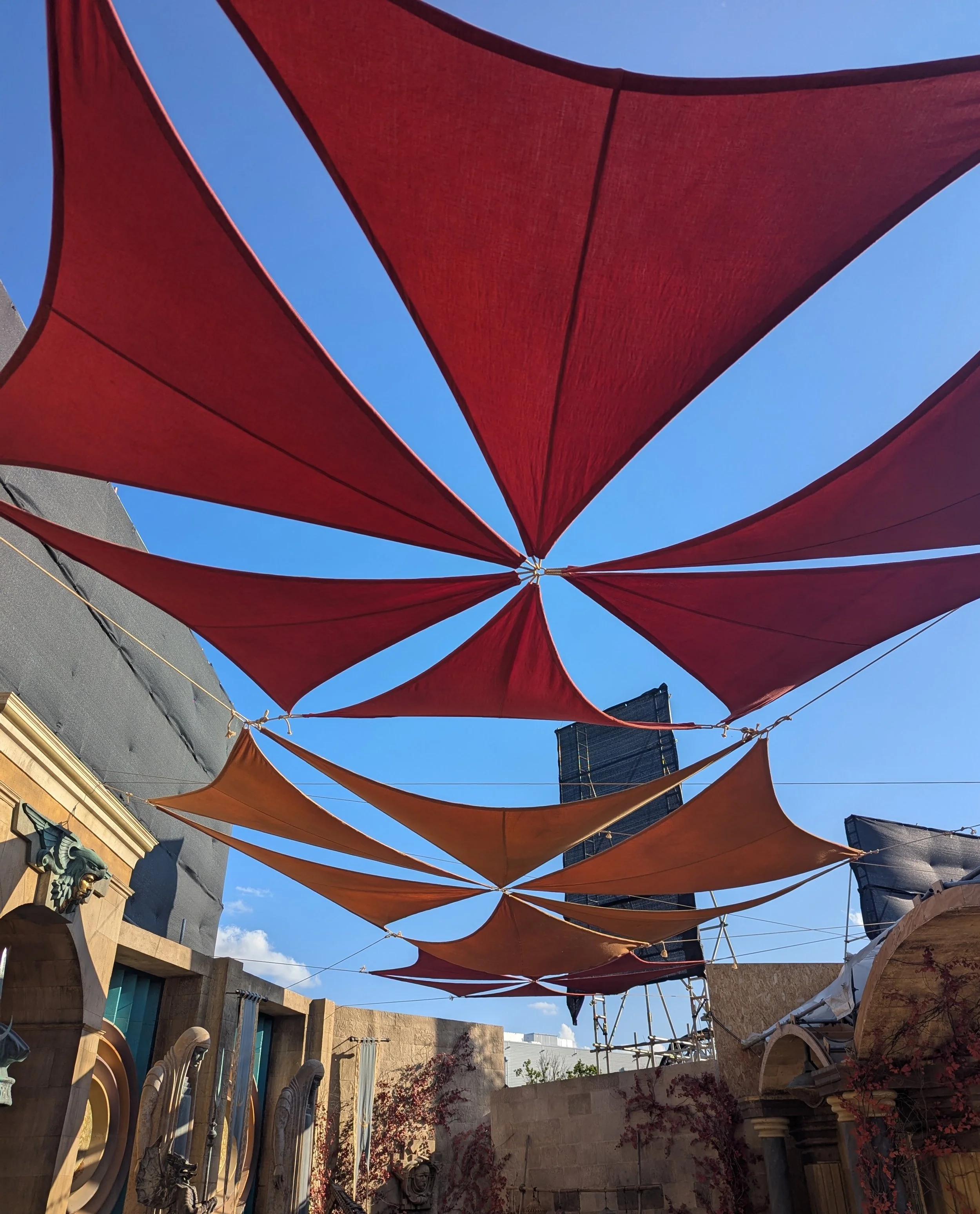Alan Brooker Drapes, street awnings 'Masters of the Universe'