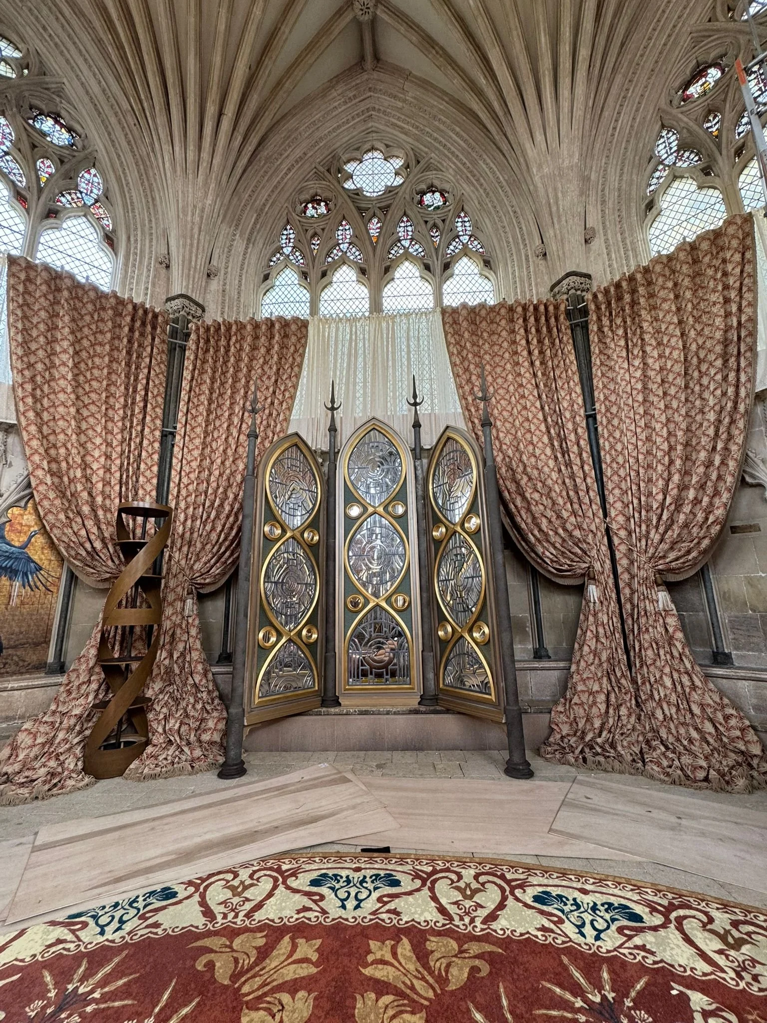 Alan Brooker Drapes, Queens quarters set, 'Masters of the Universe'