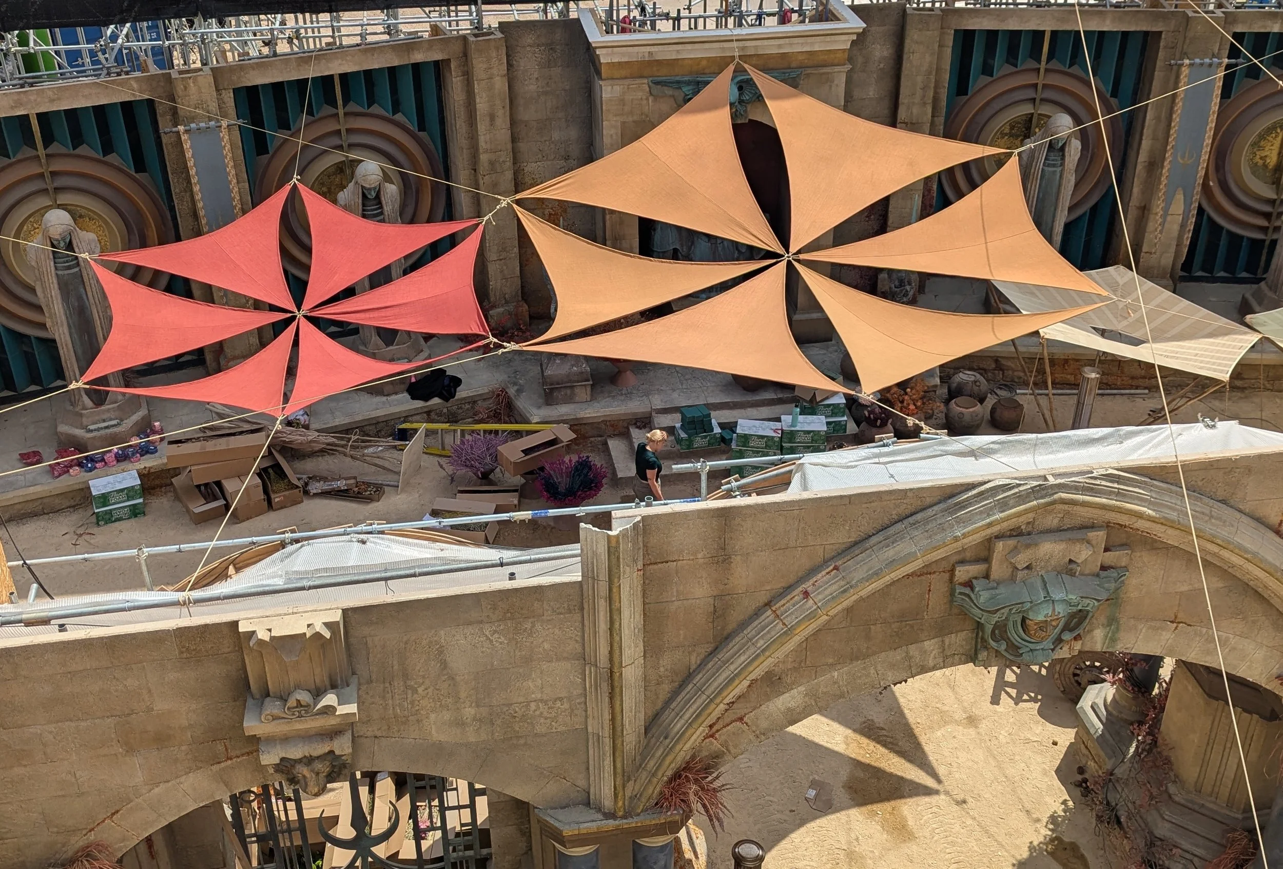 Alan Brooker Drapes, street awnings 'Masters of the Universe'