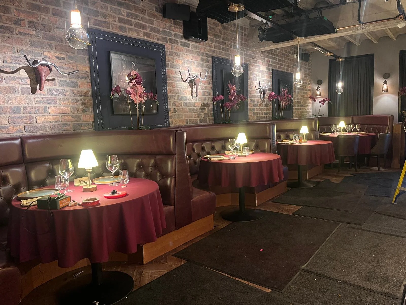 Alan Brooker Drapes, restaurant set, 'Masters of the Universe'