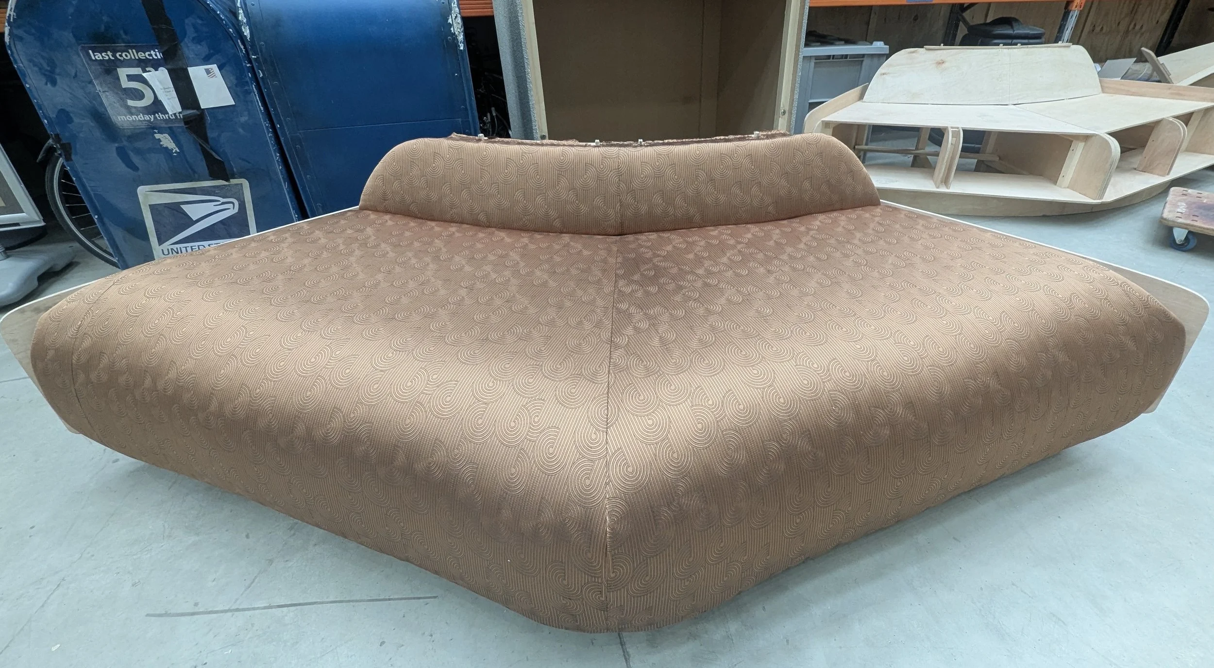 Alan Brooker Drapes, upholstered section, queens quarters set. 'Masters of the Universe'