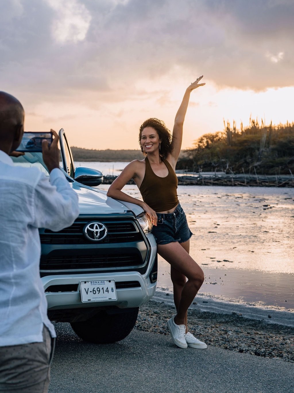 CHARLENE &amp; SHARLON FOR @123carrentalbonaire 

🚘🧡