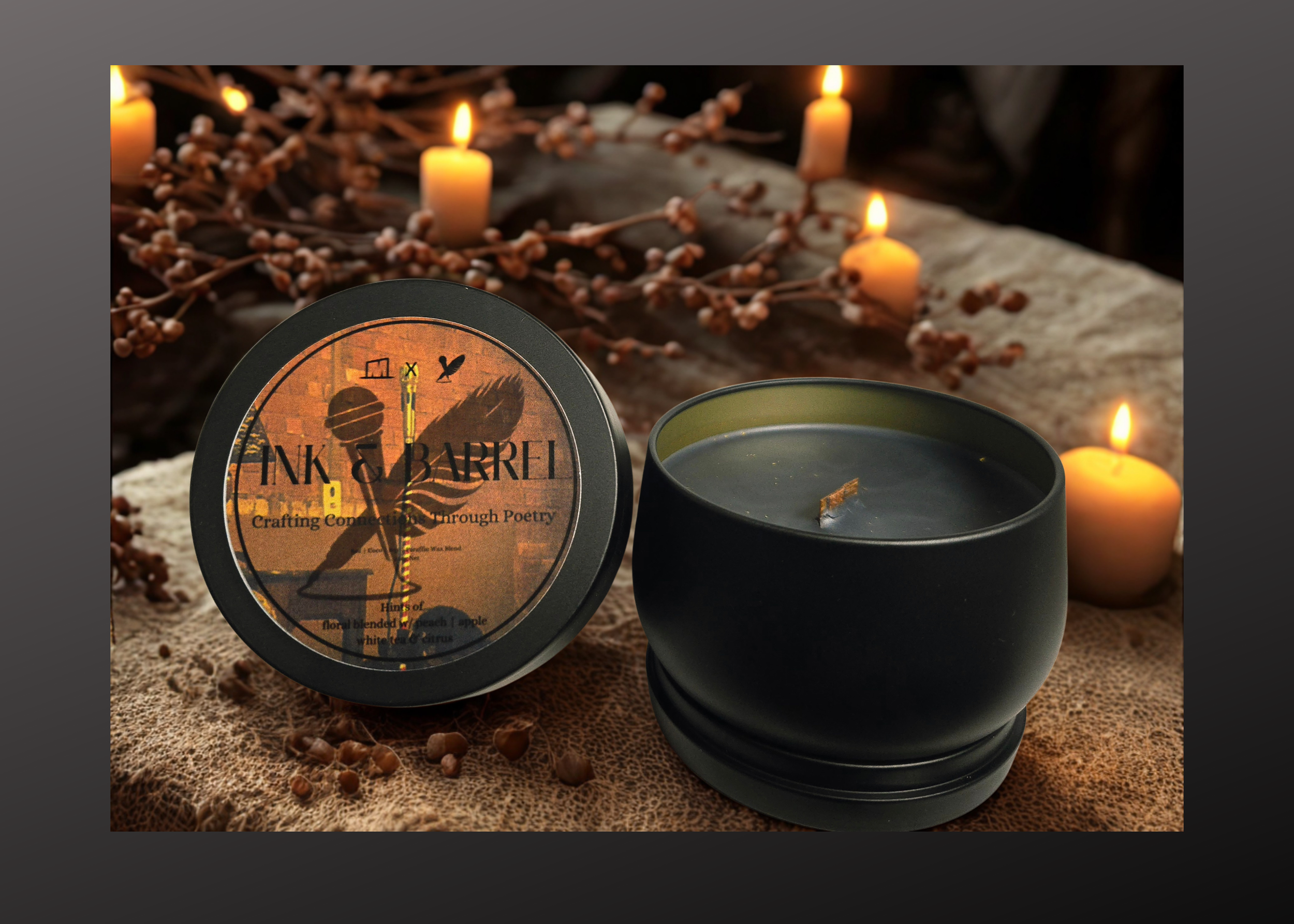 Serenity Wood Wick Candle