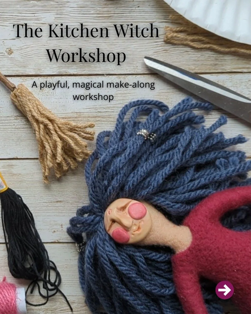 I love this part of the year&mdash;when the air turns crisp and making things by hand feels extra magical. ✨

For me, Kitchen Witches aren&rsquo;t just dolls. They&rsquo;re little guardians of everyday magic. They sit in your kitchen, watching over y
