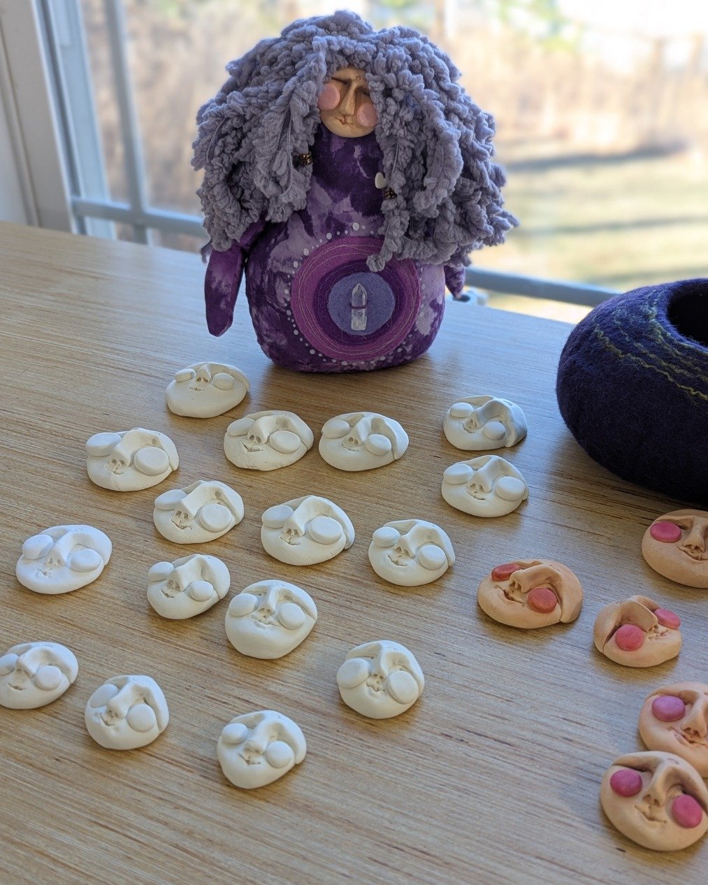 Gettin' ready for a very special private Poppet Doll Workshop this coming weekend. Three generations of moms and daughters are coming over to create these magical little dolls.

This is gonna be fun. What a way to begin the New Year, yeah?!