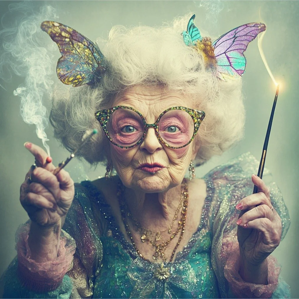 From my fairy godmother to yours: let 2026 be the year you stop worrying about what other people think and start creating what feels true. That&rsquo;s the magic.

Knock &rsquo;em dead, honey.