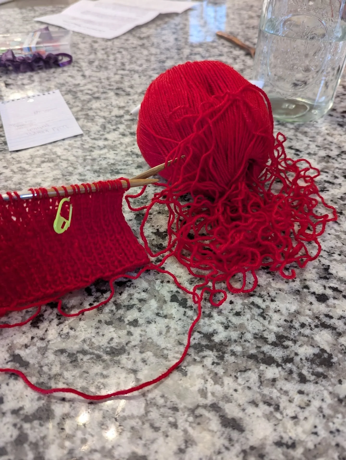 It's official. This is now the f*ck knitting hat. (Sigh)