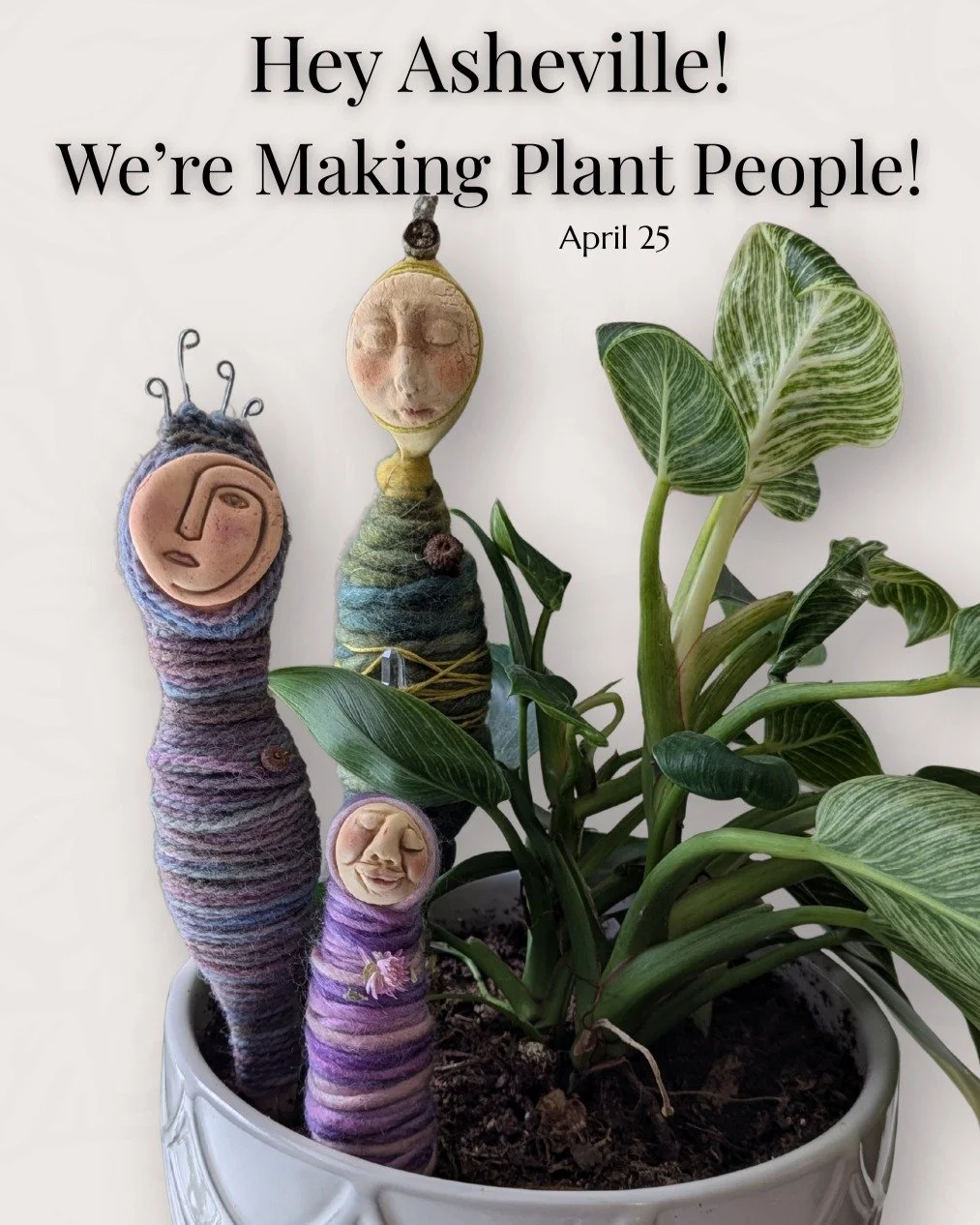 Hey Asheville&mdash;

If you&rsquo;ve been craving a slower kind of day, this might be for you.

A few hours to join me in my studio, work with your hands, and make something a little whimsical&hellip; something you&rsquo;ll love having around.

We s