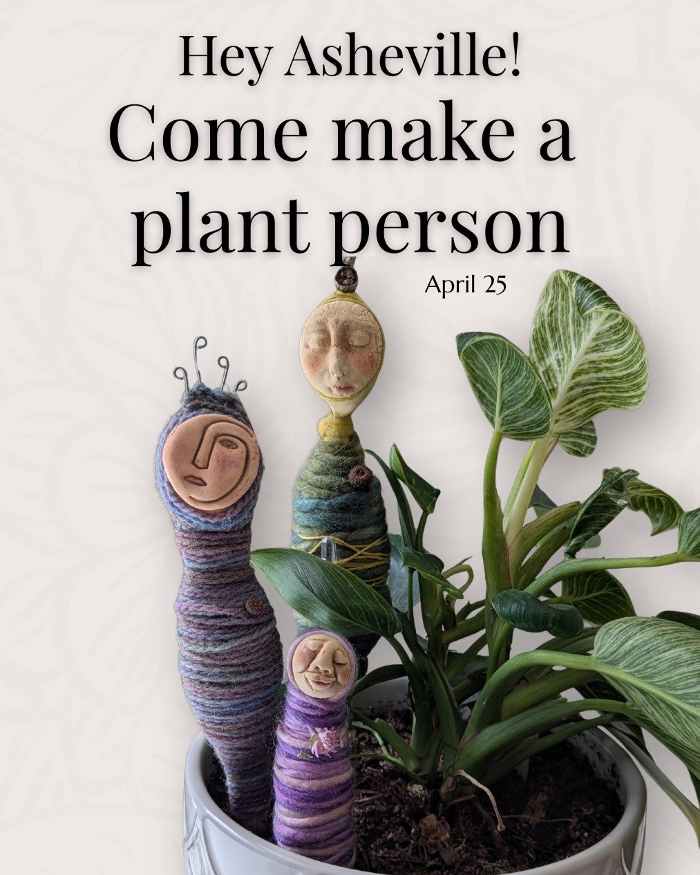 Hey Asheville&mdash;

I know it can feel like a lot to carve out time for something like this. The world&rsquo;s been a lot lately.

This workshop offers a few hours to slow down, sit at a table with other women, and make something simple. Something 