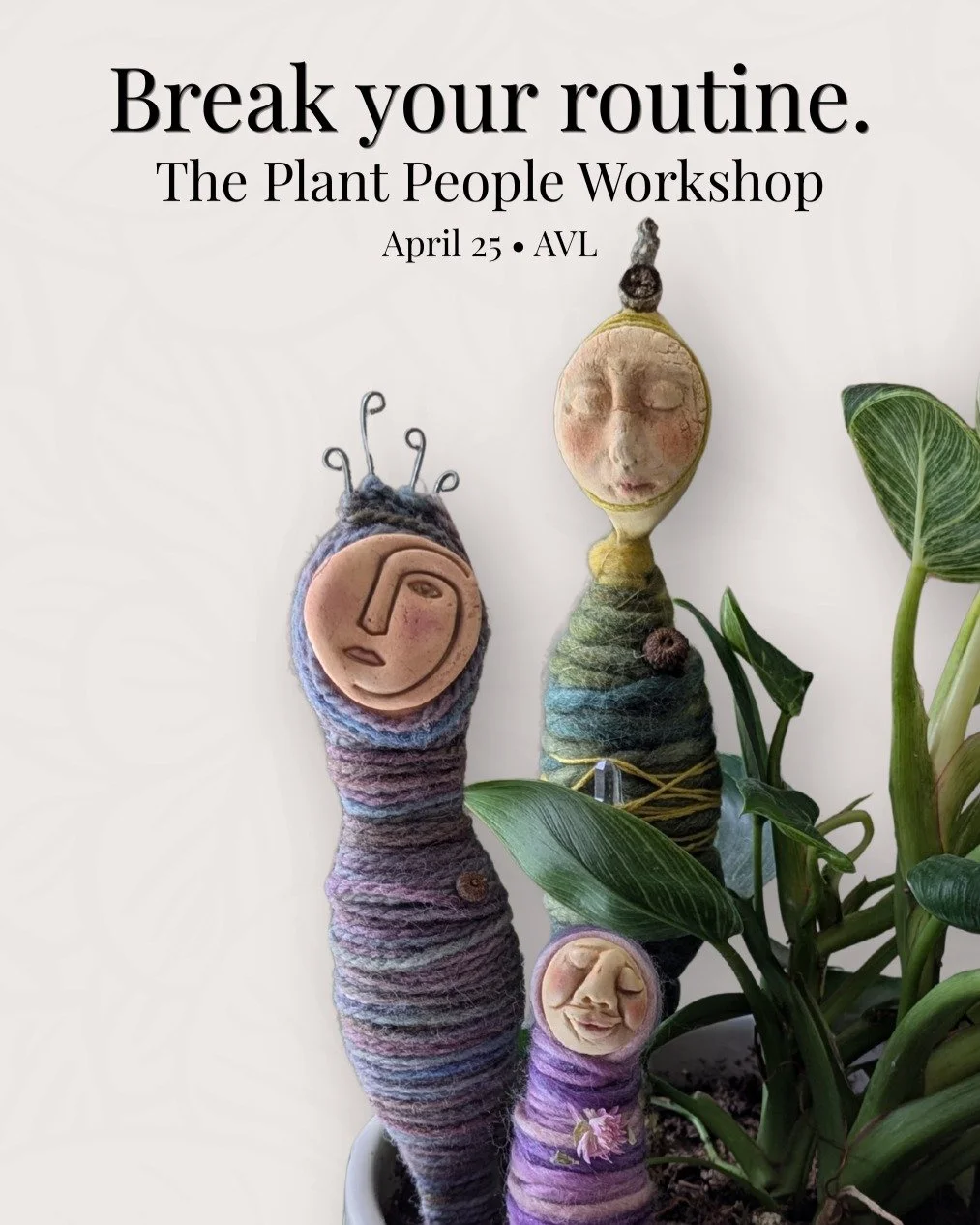 Hey Asheville&mdash;

If your days have started to feel a little repetitive&mdash;same routines, same conversations&mdash;this is a chance to step out of that for a bit.

This workshop is a few hours to sit at a table with other women and make someth