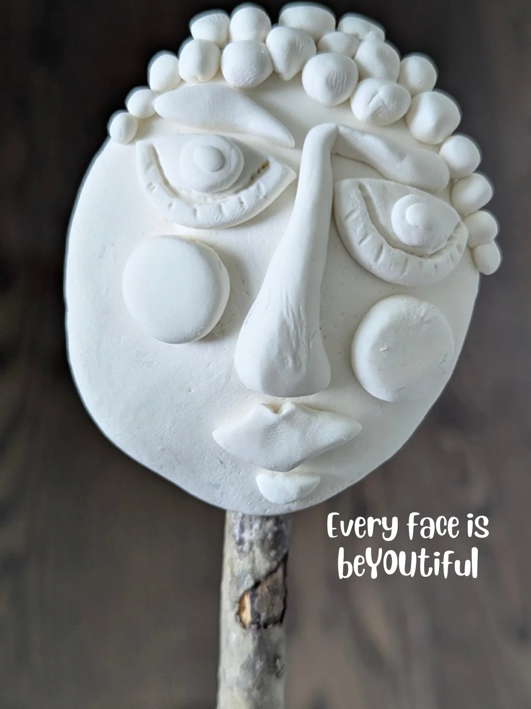 Sometimes I think we try a little too hard when it comes to making faces.

We start out trying to make a good face. A realistic face. A face that looks the way we think a face is supposed to look.

In my world, some of my favorite faces happen when I