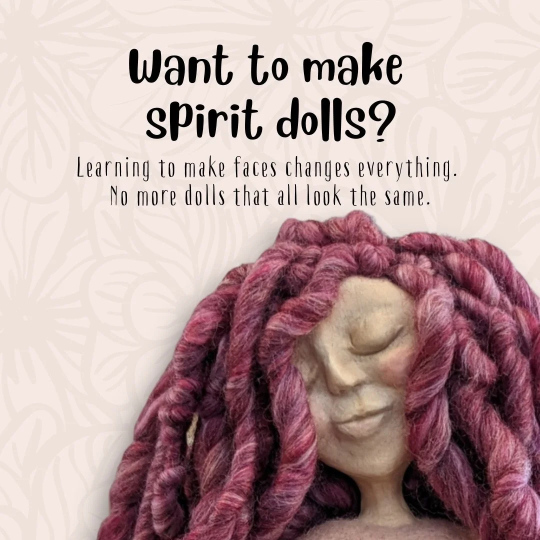 There&rsquo;s something pretty magical about making your own spirit doll faces.

You&rsquo;re not limited to a mold or stuck buying the same face again and again. You get to experiment, play with shapes, and discover all these wonderful little person