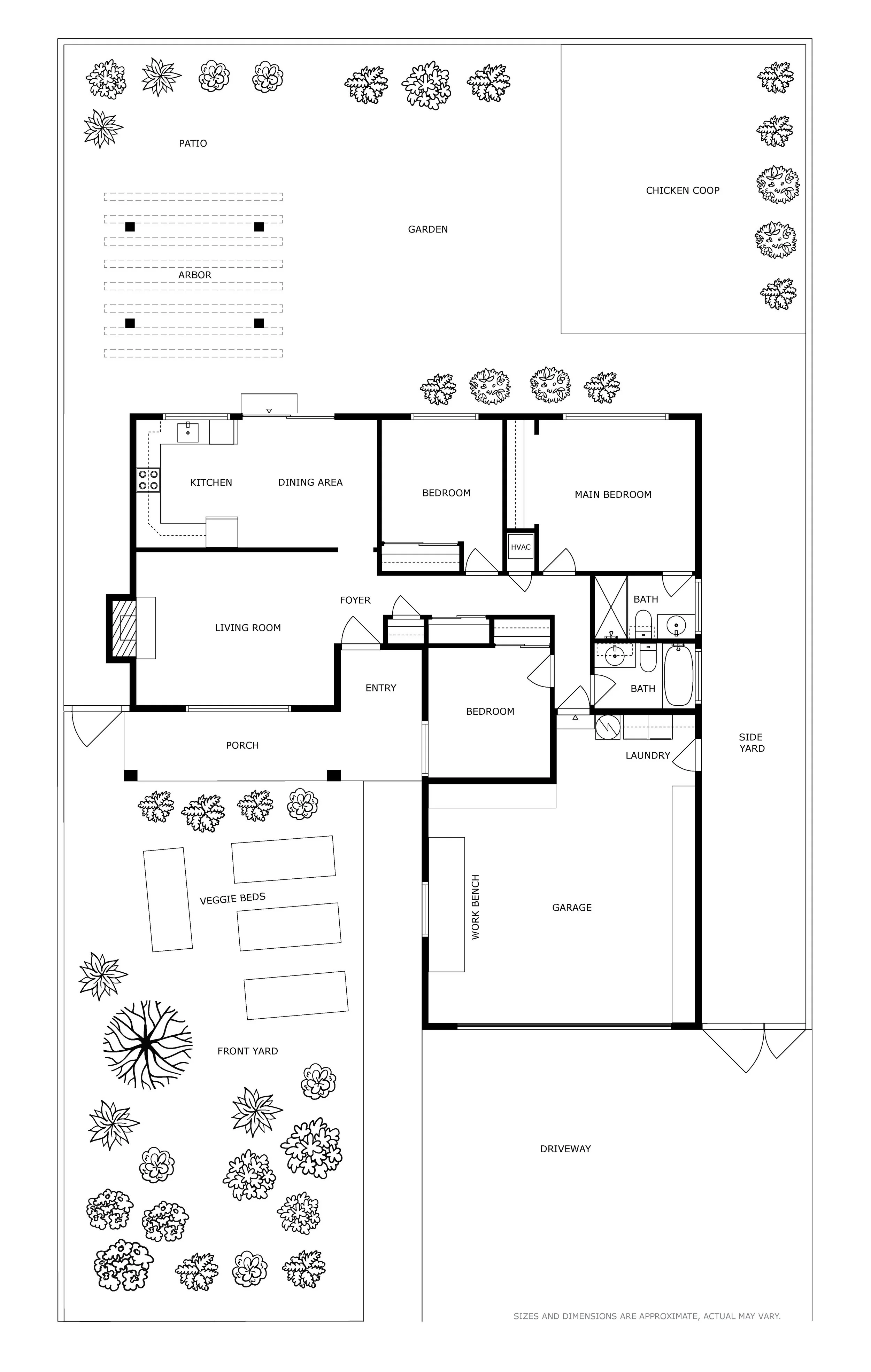 Floor Plans — 1557 Trellis Lane