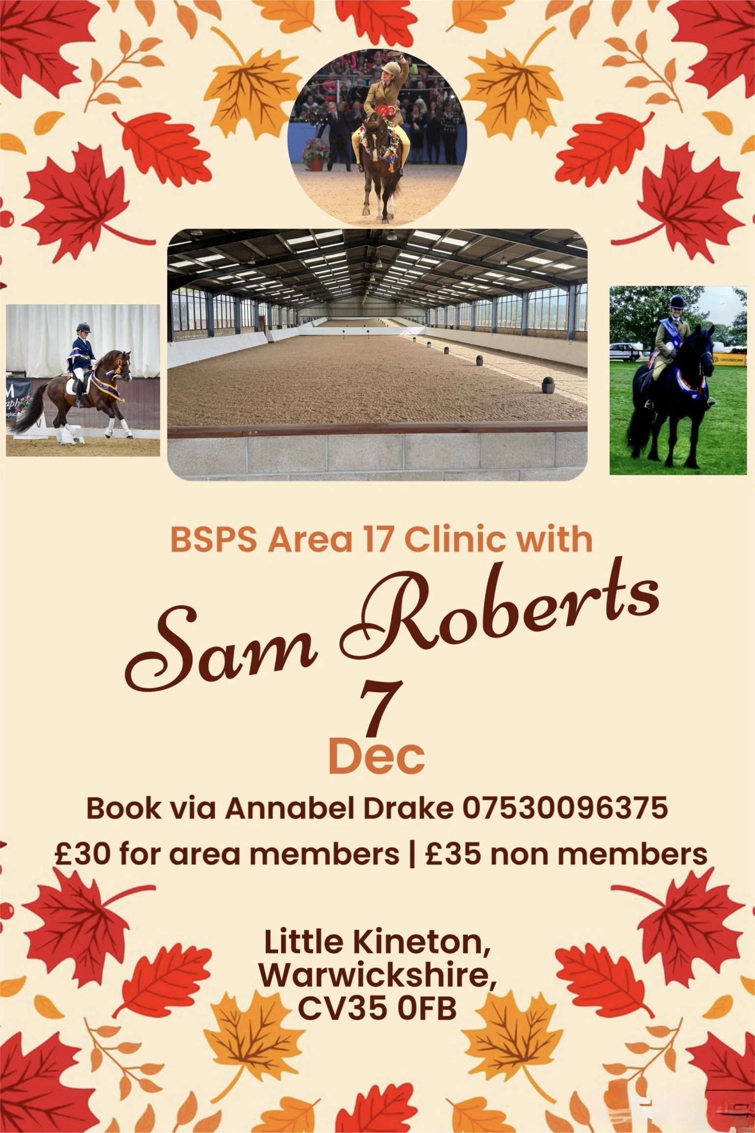 SAM ROBERTS CLINIC 7th December 2025