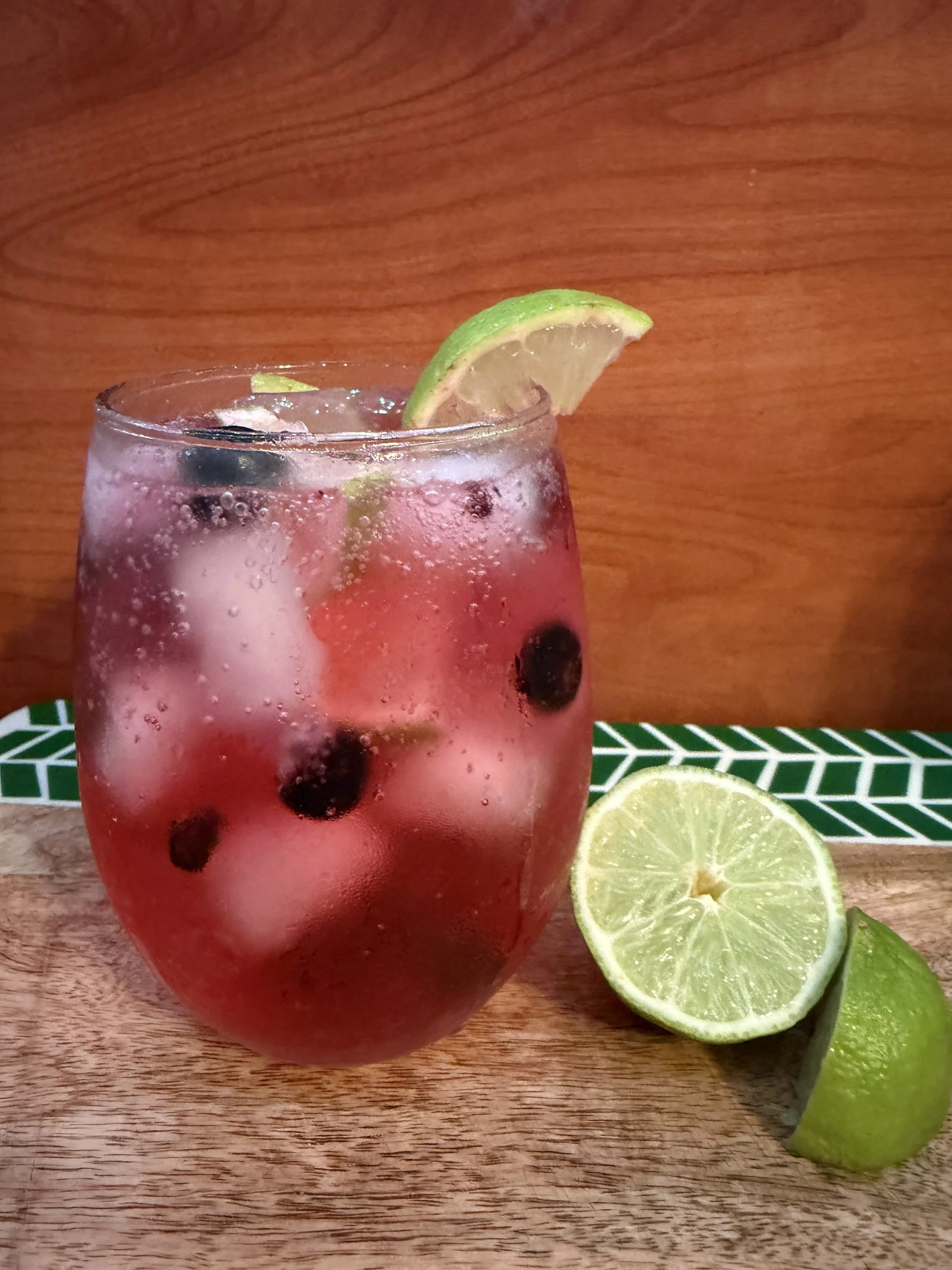 Blueberry, Ginger & Lime Sparking Water