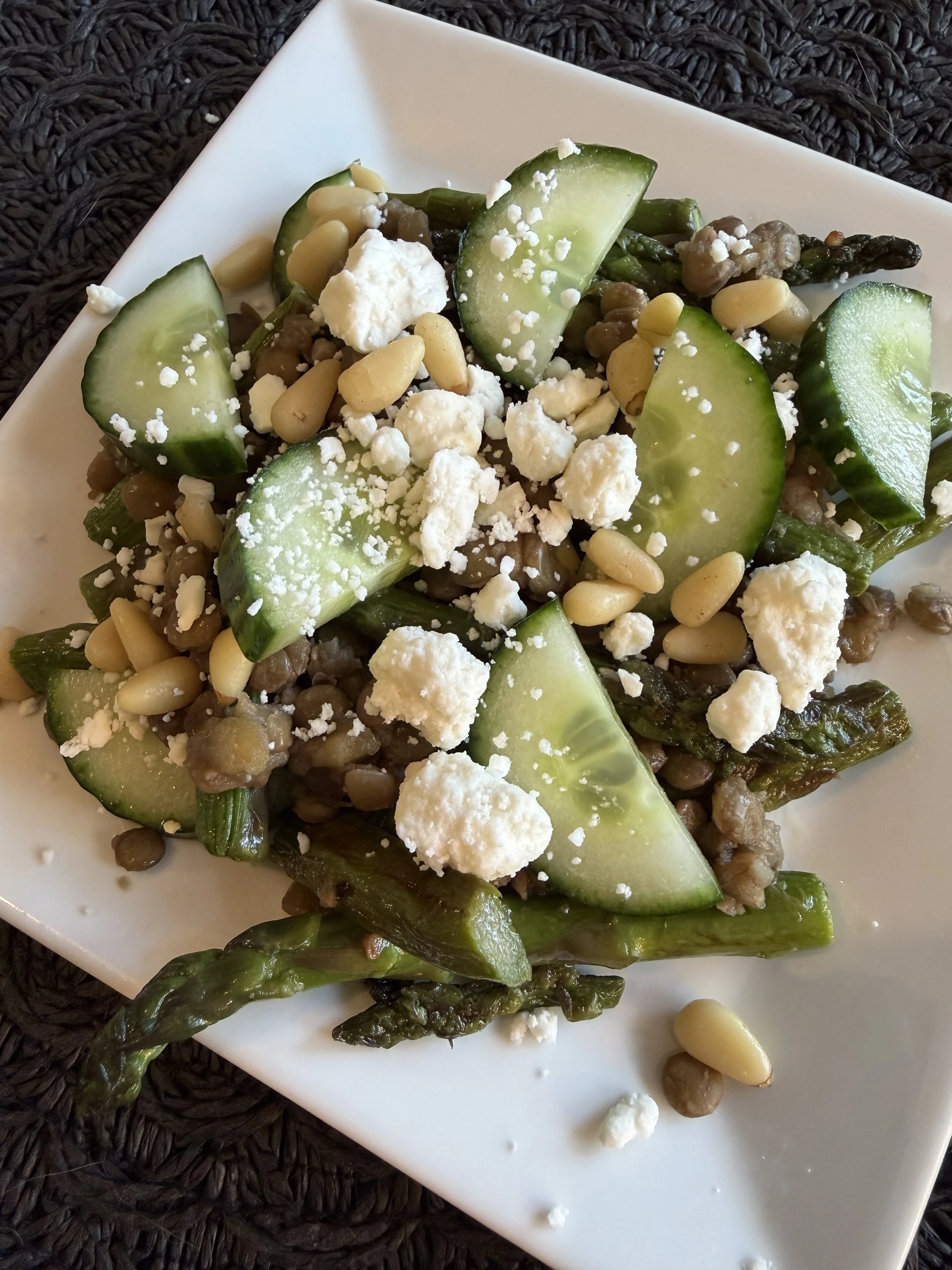 Asparagus, Cucumber & Feta Salad