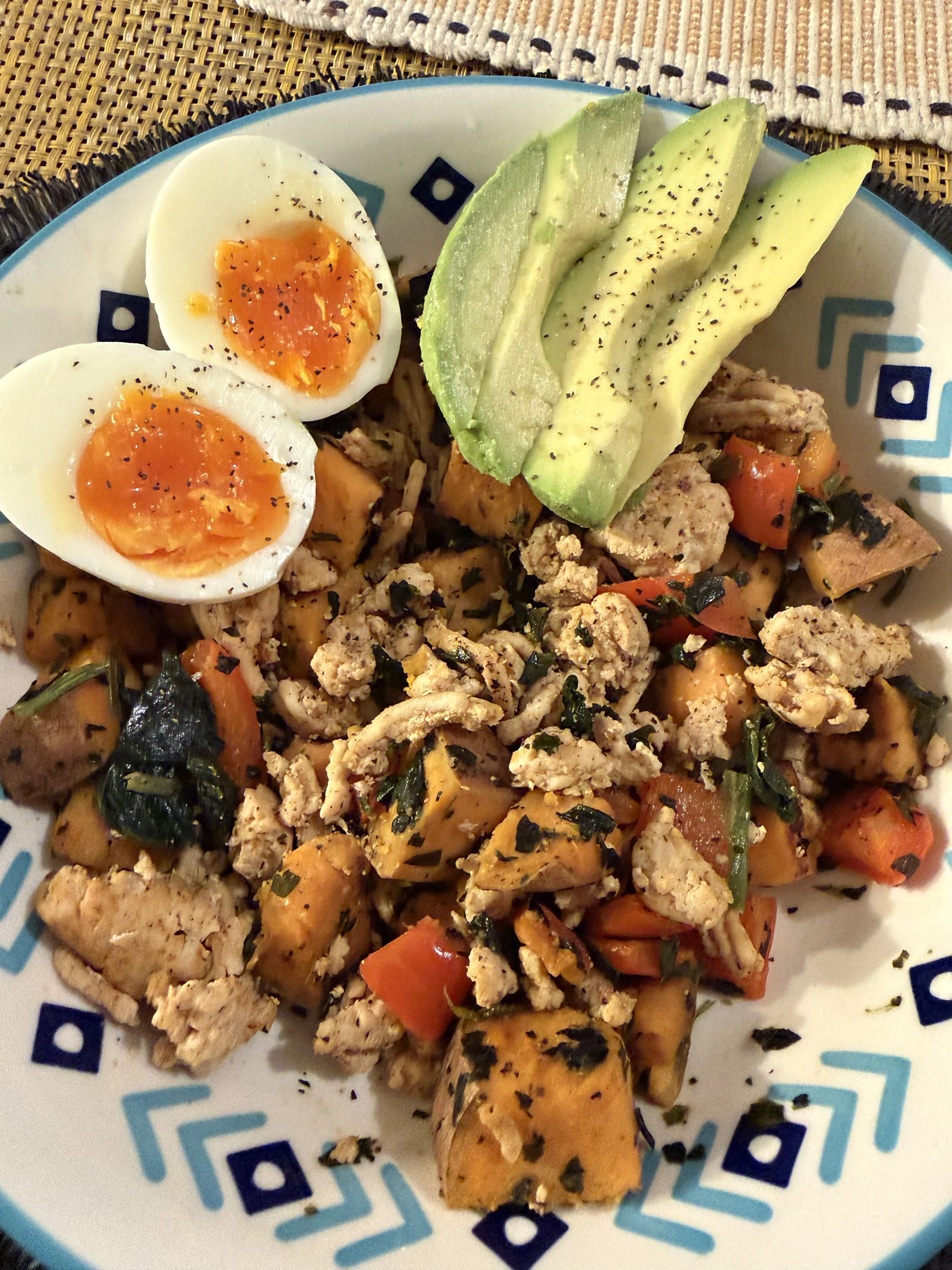 Sweet Potato & Turkey Hash